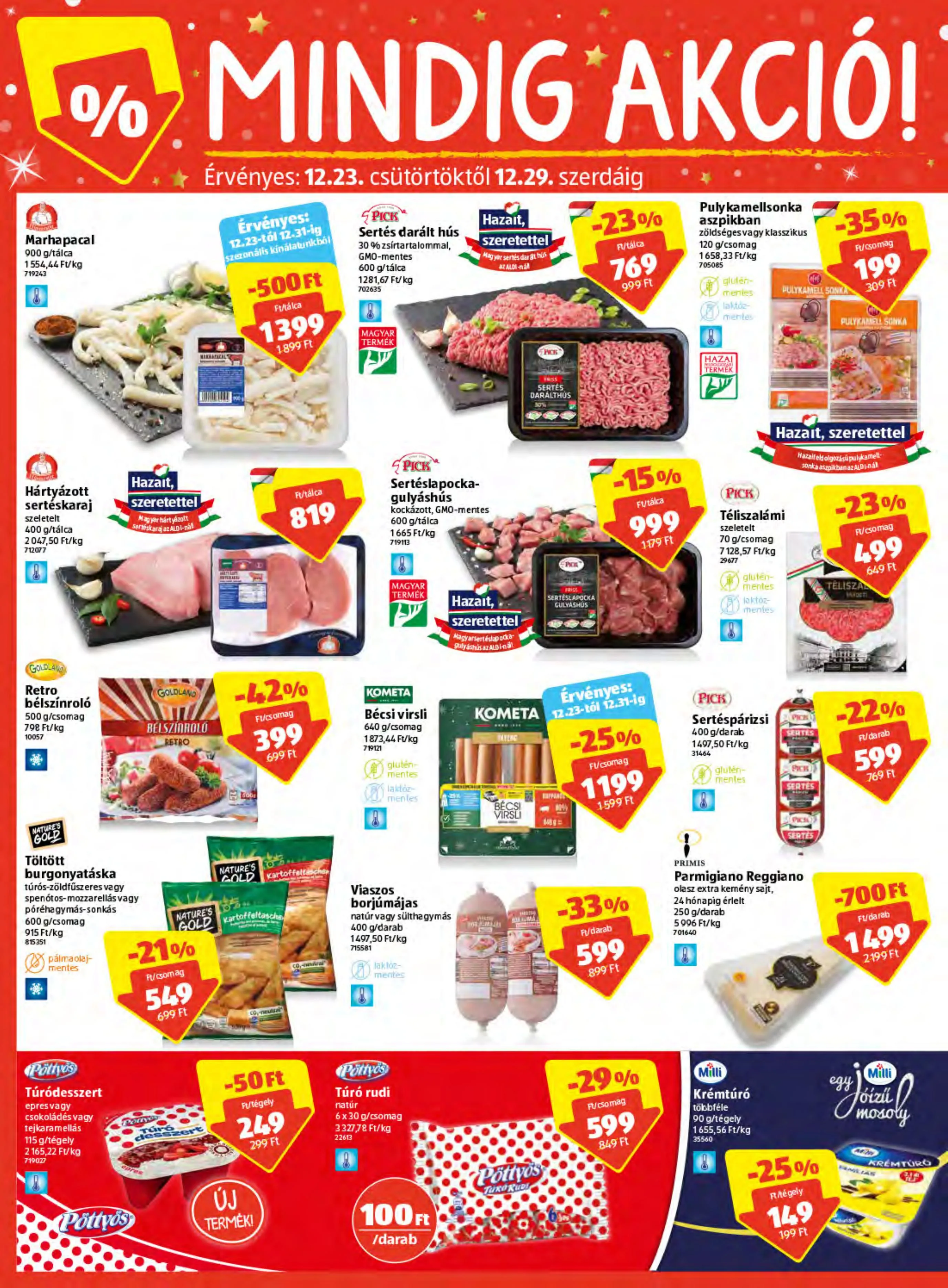 Aldi akciós újság 12.23–12.29 – 4. oldal