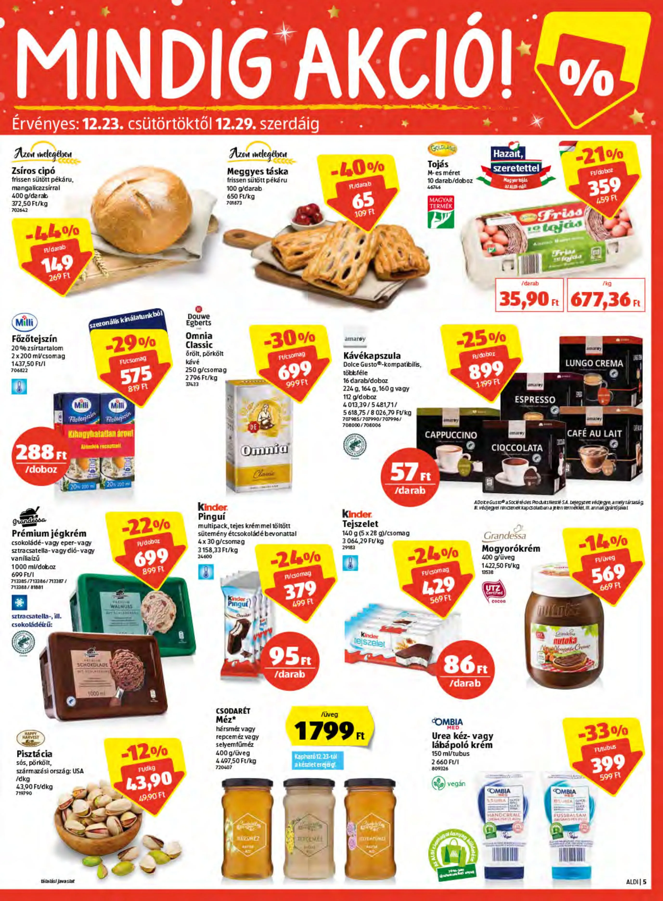 Aldi akciós újság 12.23–12.29 – 5. oldal