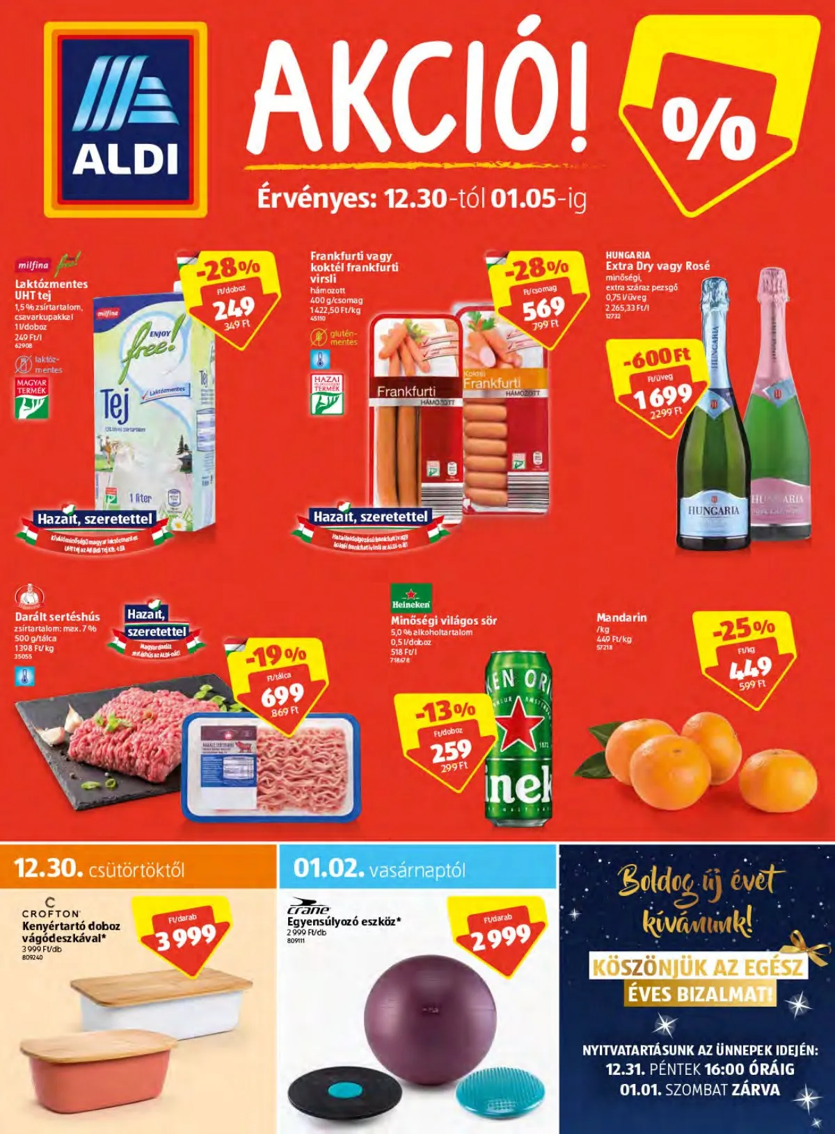 Aldi akciós újság 12.30–01.05