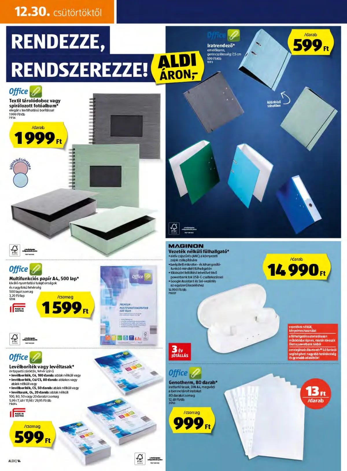 Aldi akciós újság 12.30–01.05 – 14. oldal