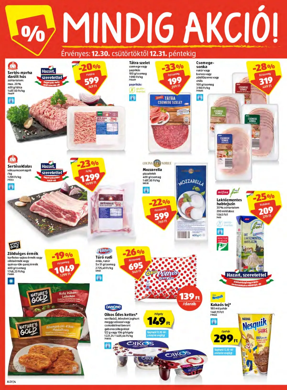 Aldi akciós újság 12.30–01.05 – 4. oldal