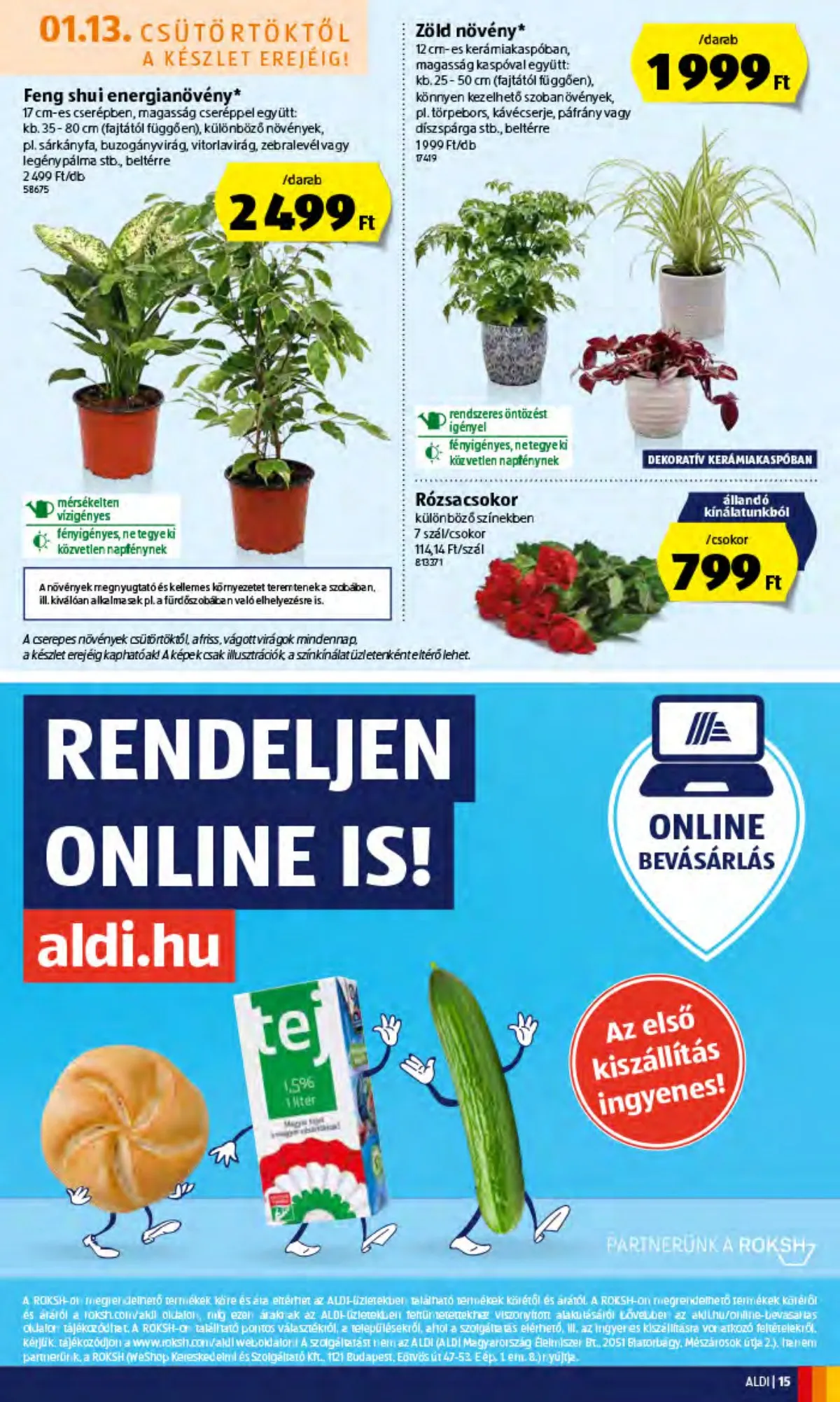 Aldi akciós újság 01.13–01.13 – 15. oldal