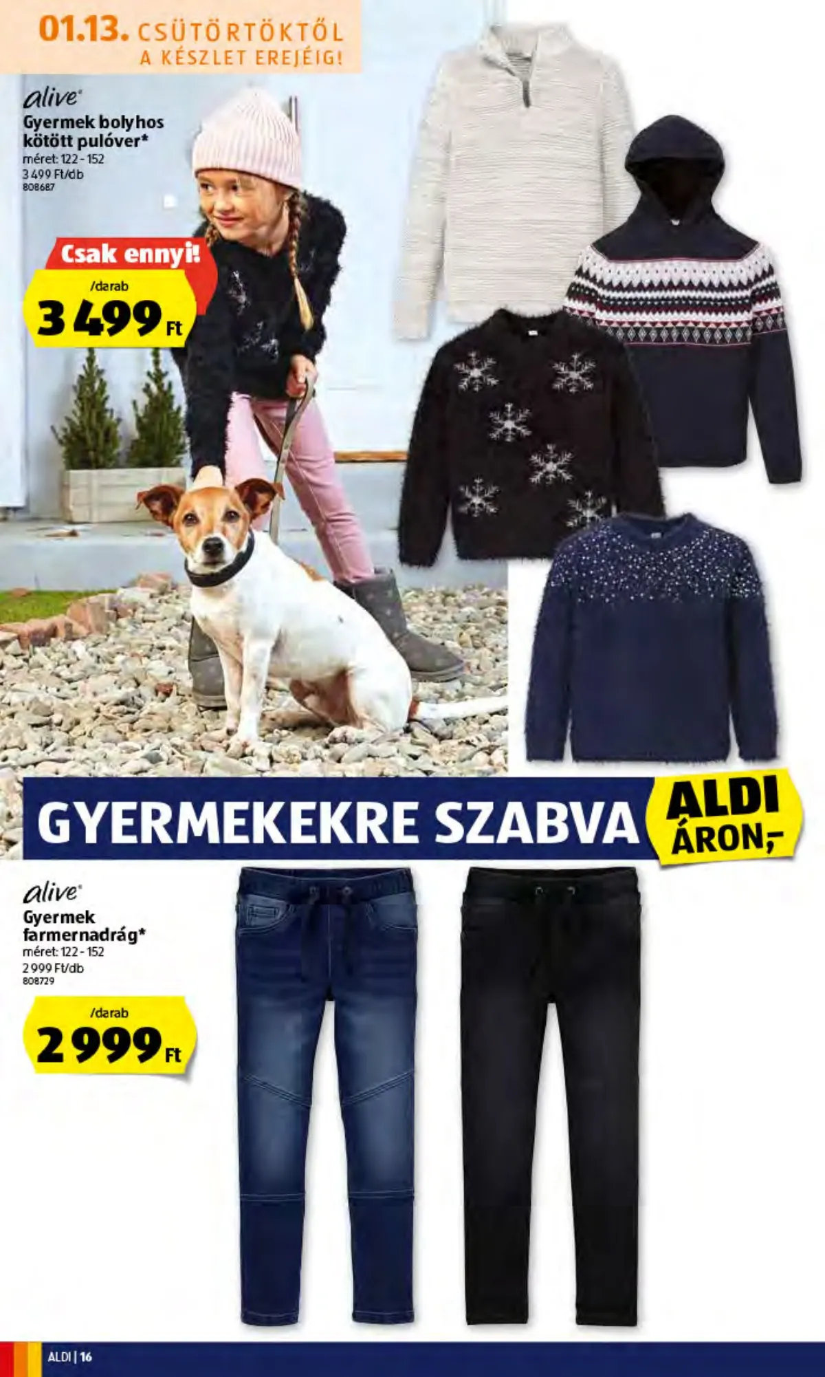 Aldi akciós újság 01.13–01.13 – 16. oldal