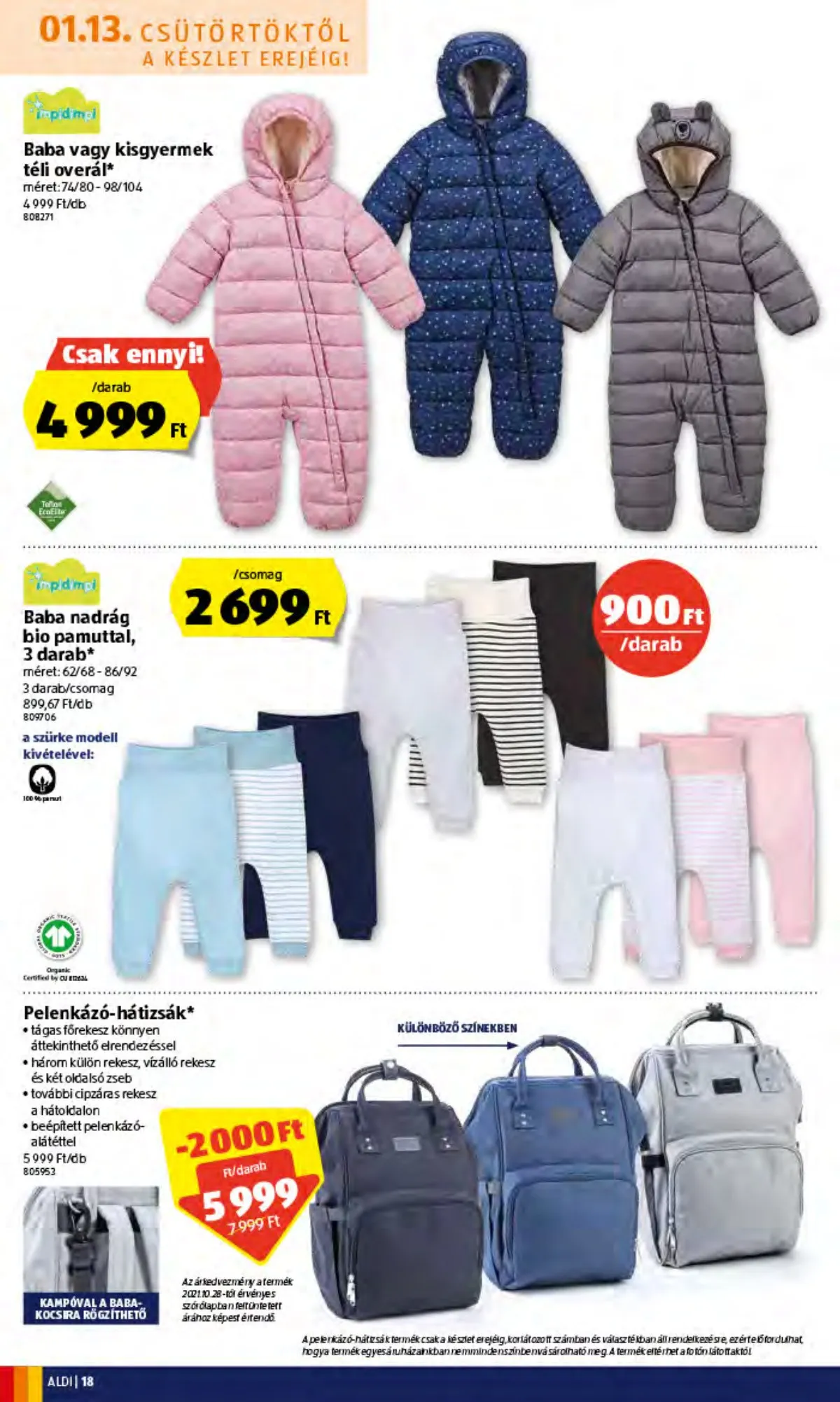 Aldi akciós újság 01.13–01.13 – 18. oldal