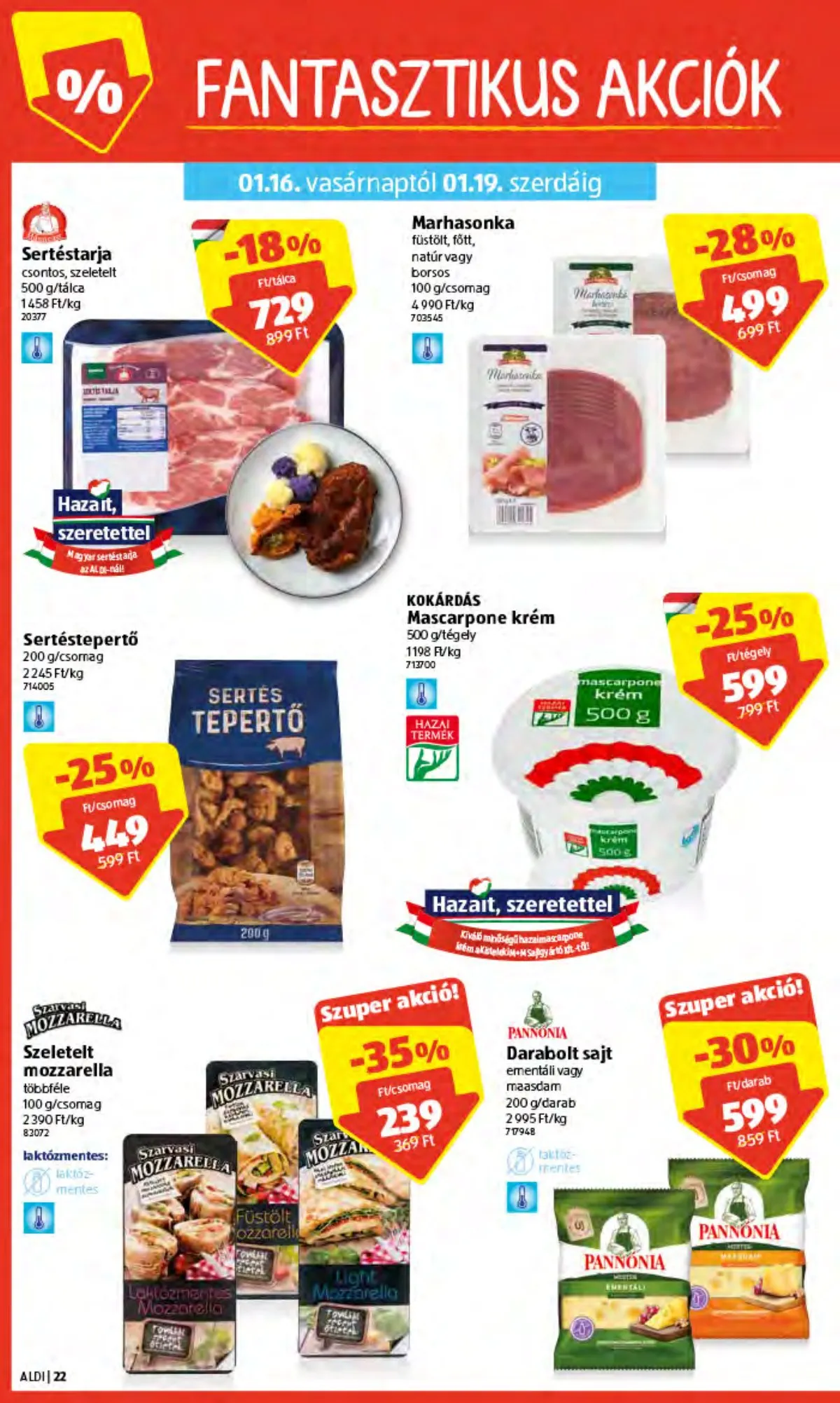 Aldi akciós újság 01.13–01.13 – 22. oldal