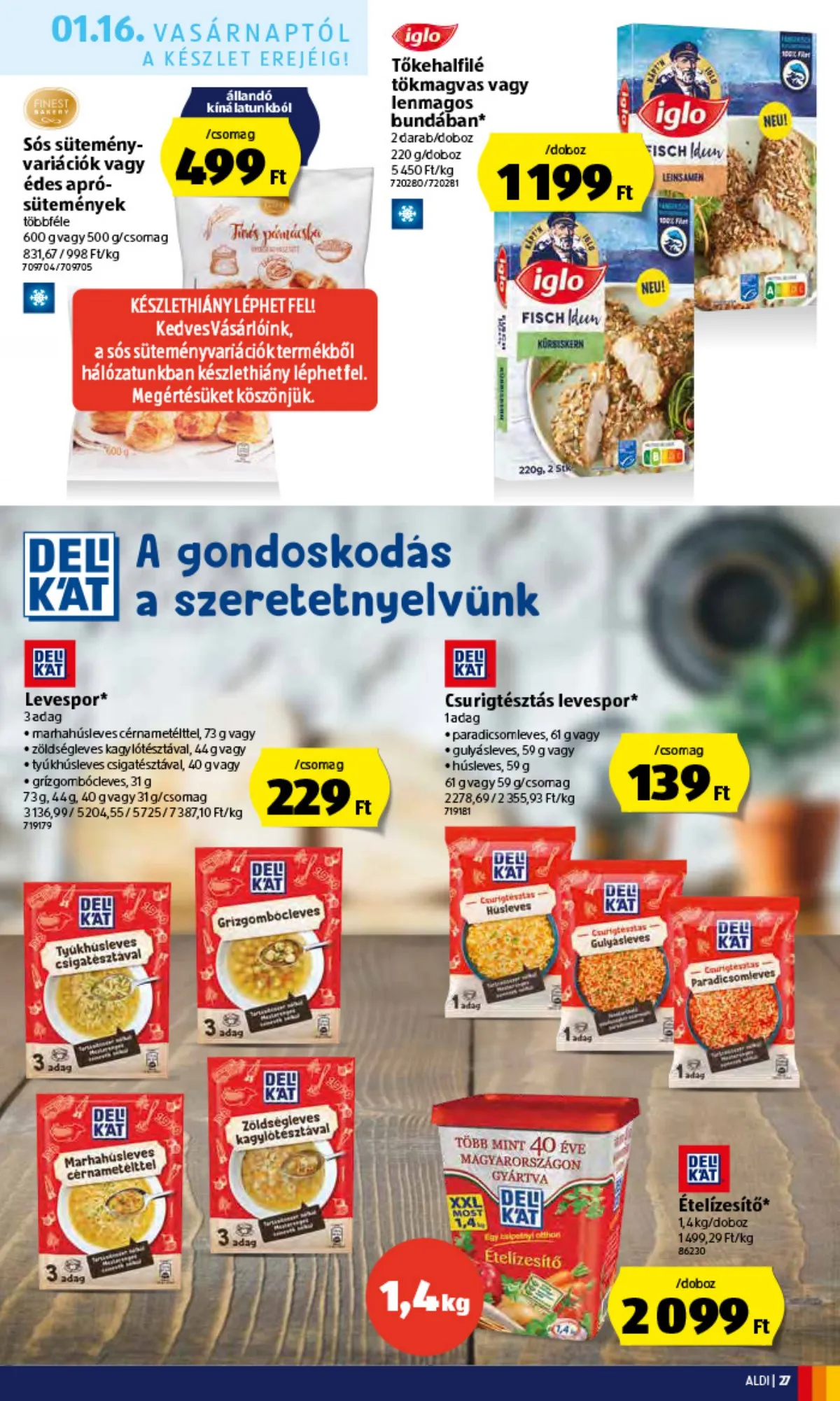 Aldi akciós újság 01.13–01.13 – 27. oldal