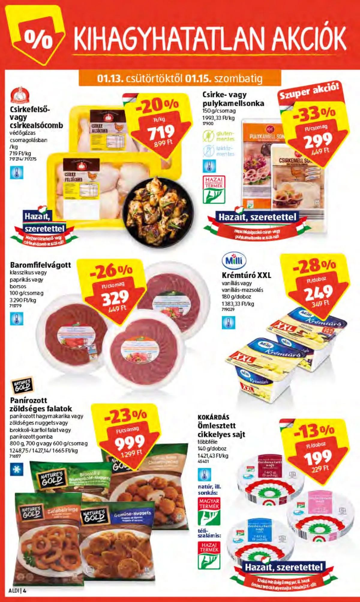 Aldi akciós újság 01.13–01.13 – 4. oldal