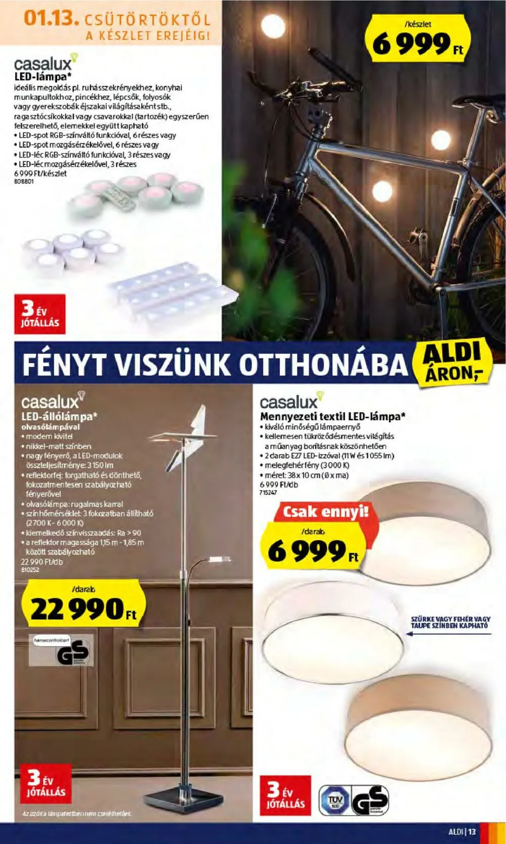 Aldi akciós újság 01.13–01.19 – 13. oldal