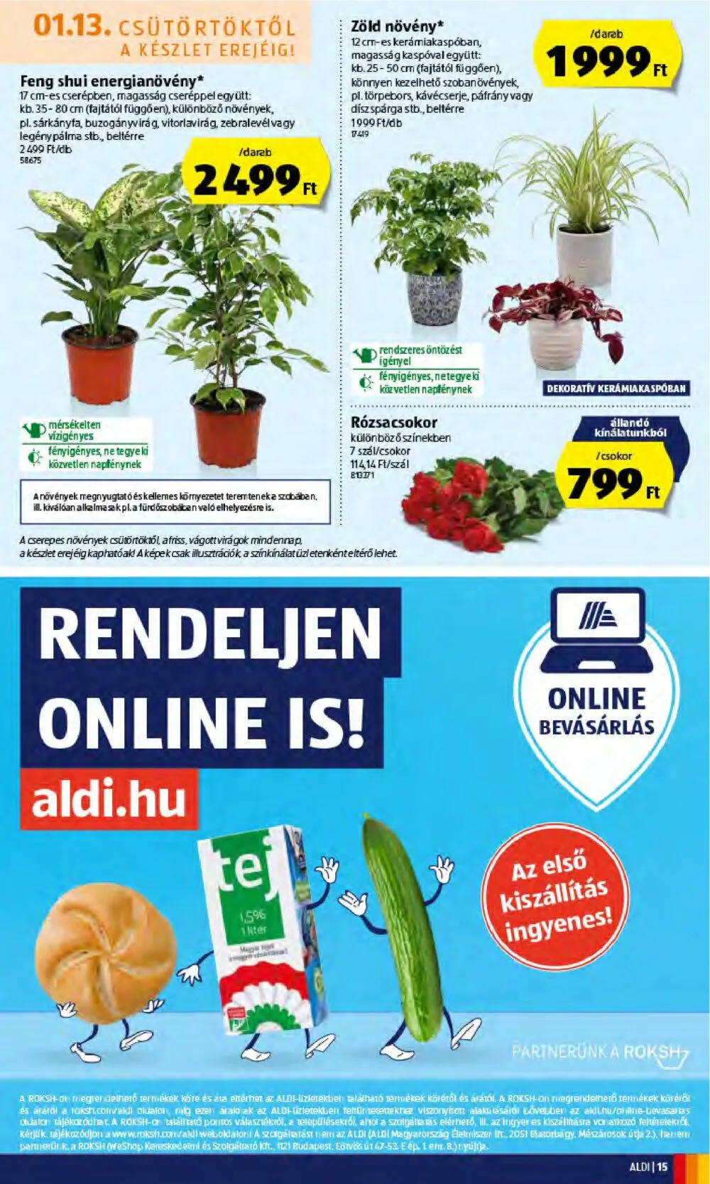 Aldi akciós újság 01.13–01.19 – 15. oldal
