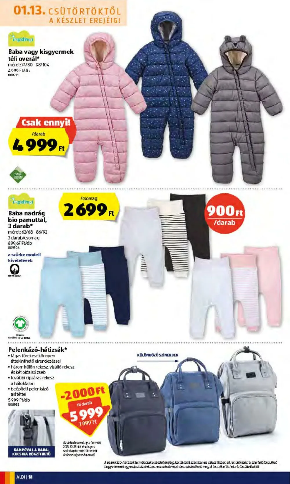 Aldi akciós újság 01.13–01.19 – 18. oldal