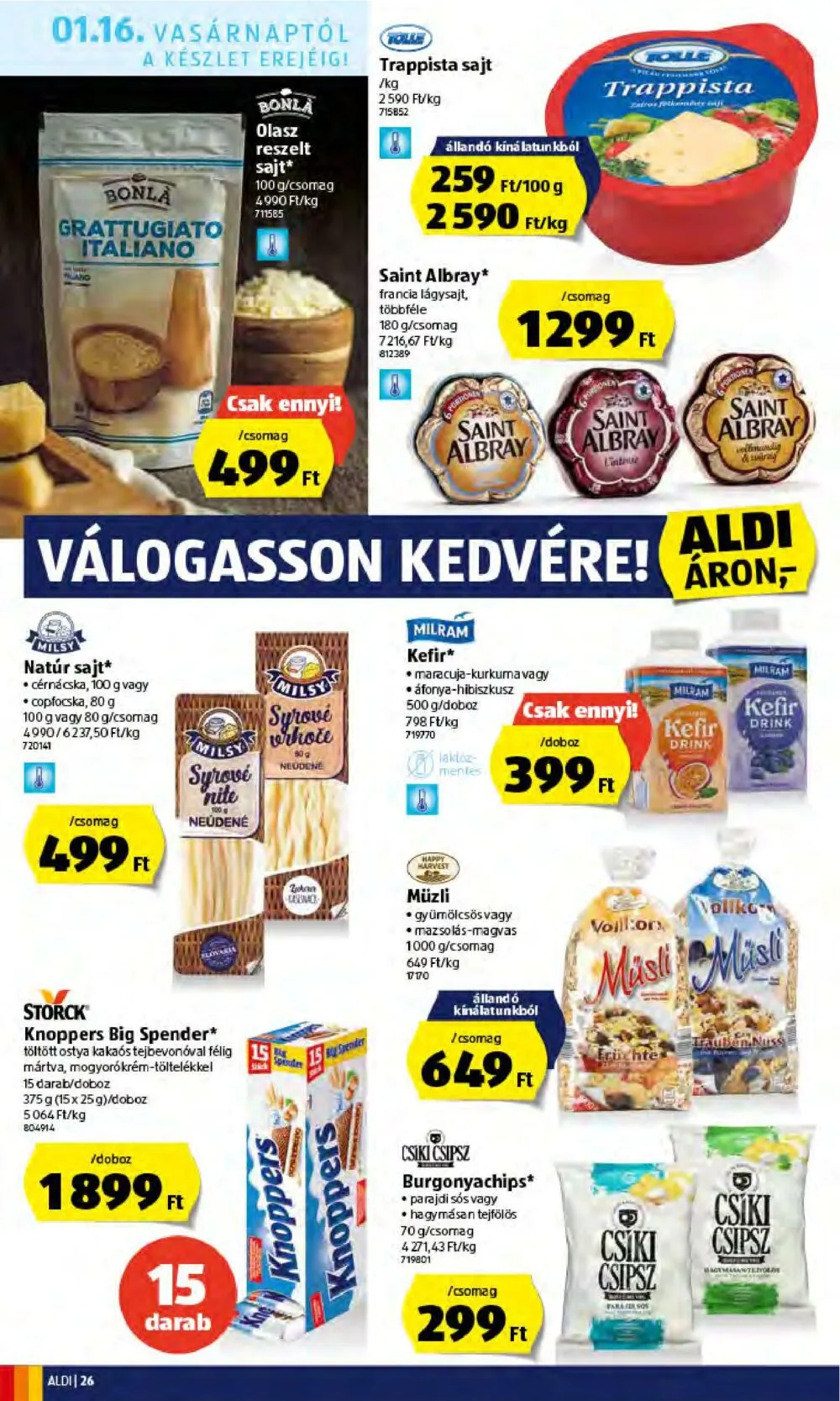 Aldi akciós újság 01.13–01.19 – 26. oldal