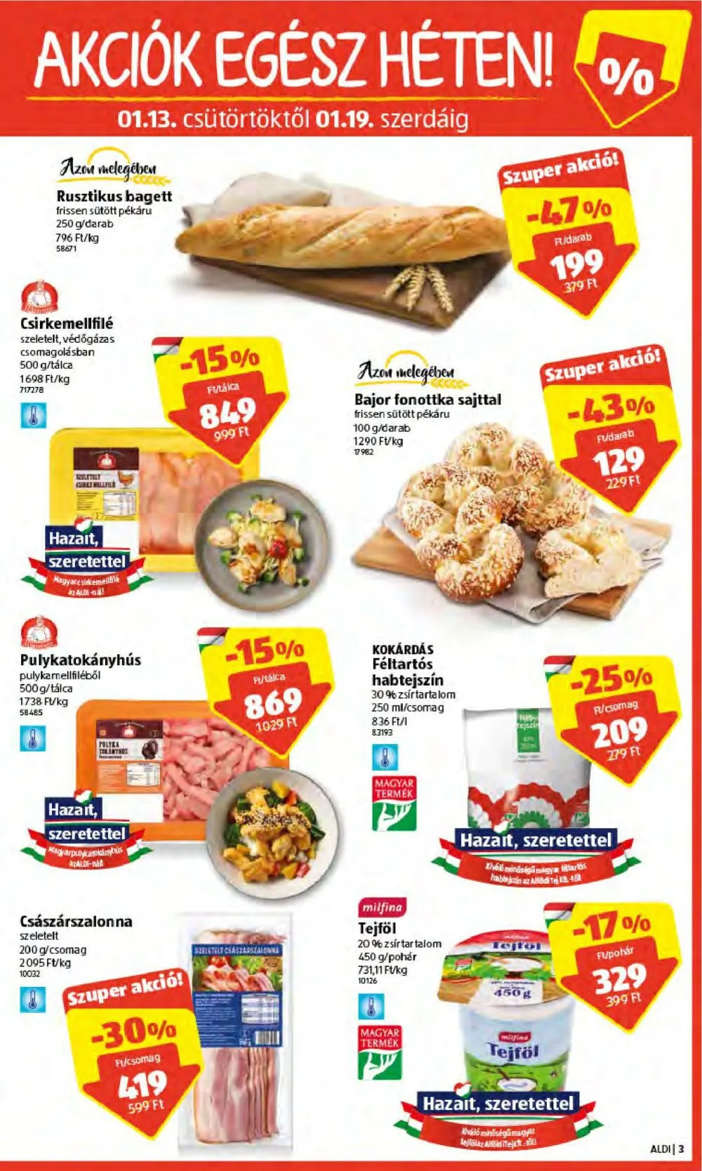 Aldi akciós újság 01.13–01.19 – 3. oldal