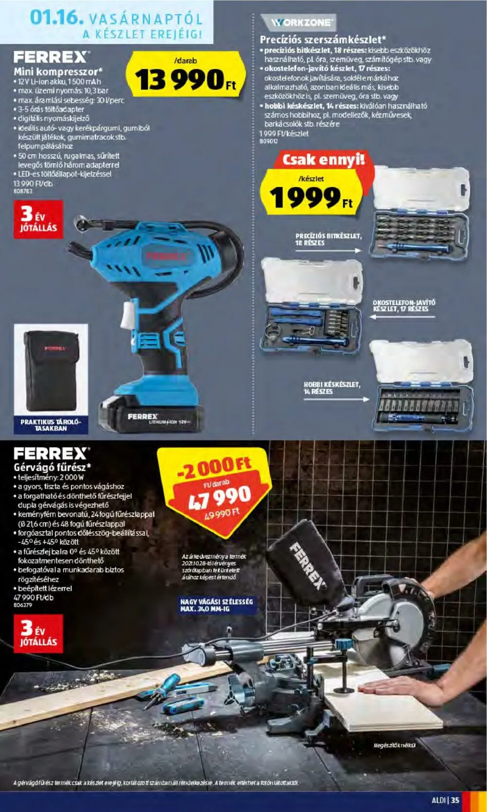 Aldi akciós újság 01.13–01.19 – 35. oldal