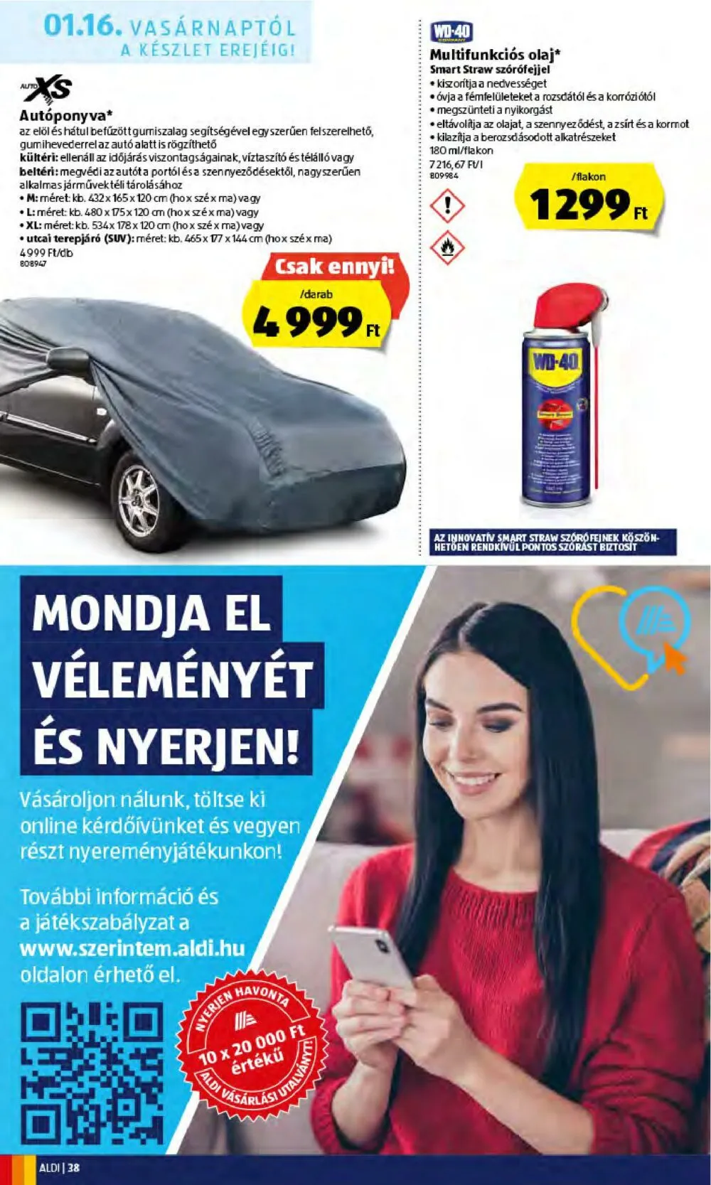 Aldi akciós újság 01.13–01.19 – 38. oldal