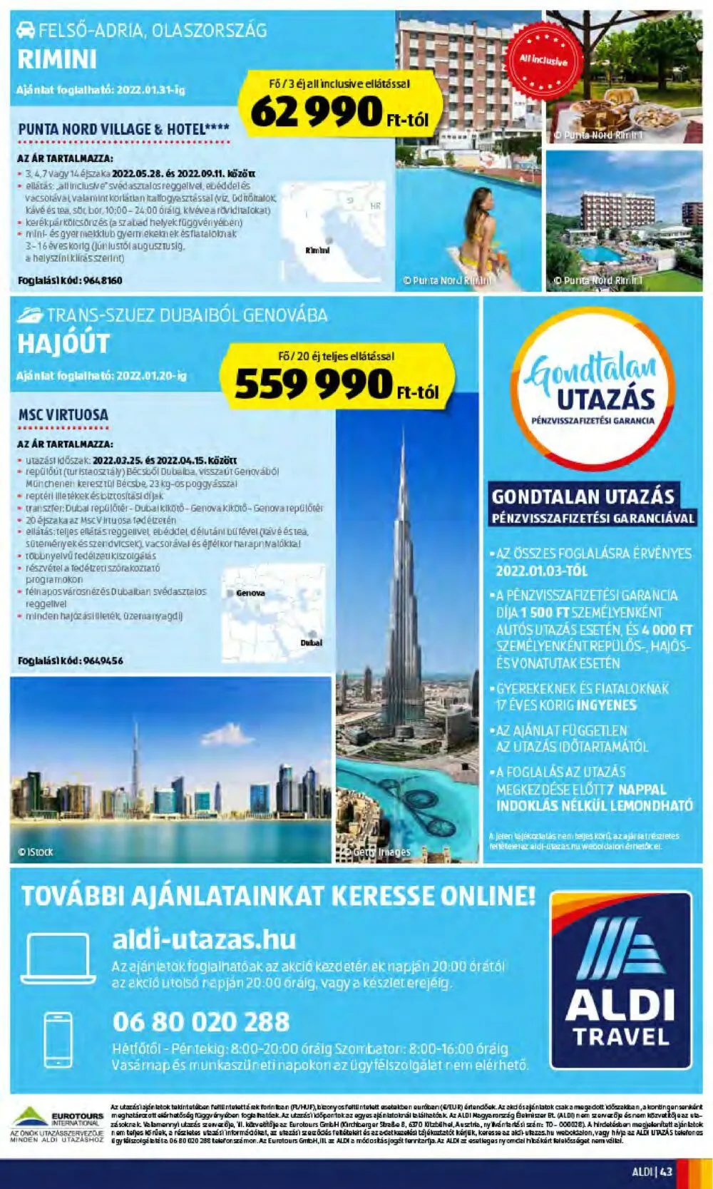 Aldi akciós újság 01.13–01.19 – 43. oldal