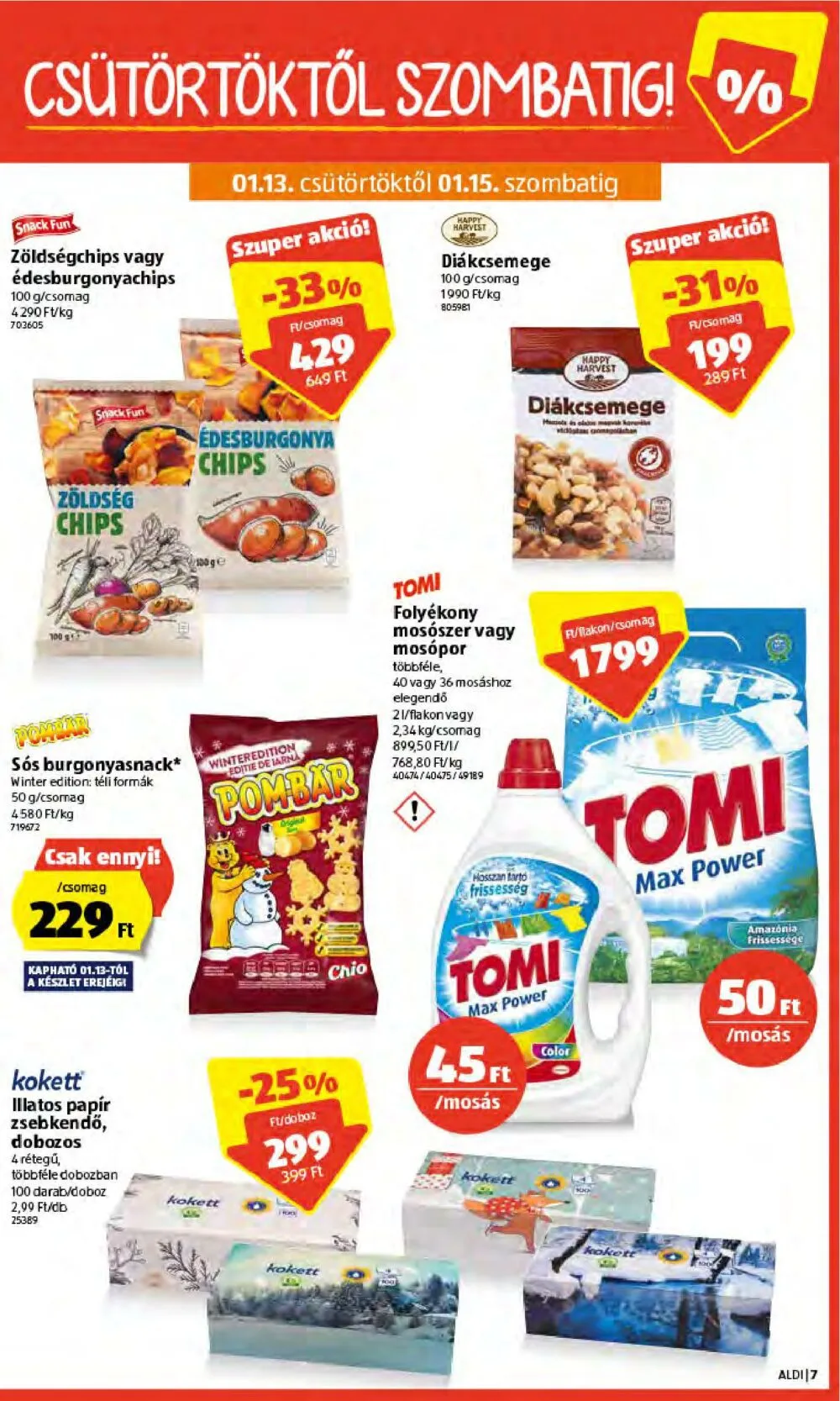 Aldi akciós újság 01.13–01.19 – 7. oldal