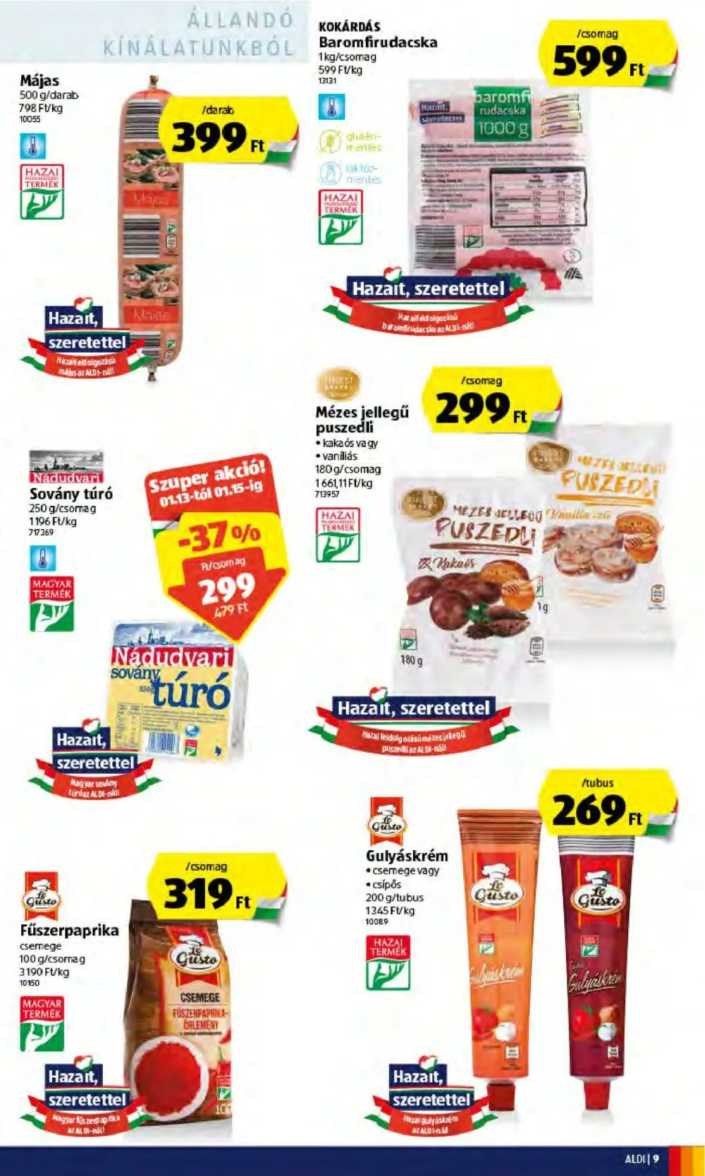Aldi akciós újság 01.13–01.19 – 9. oldal