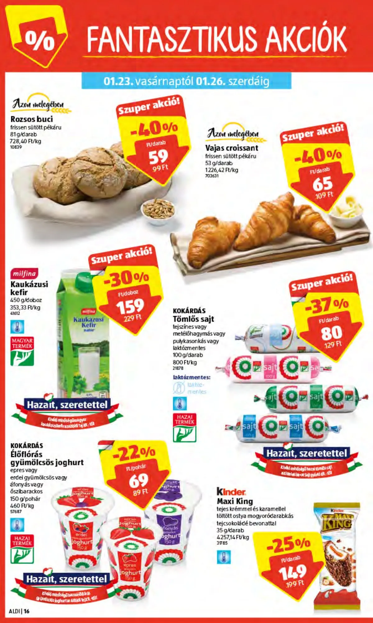 Aldi akciós újság 01.20–01.20 – 16. oldal