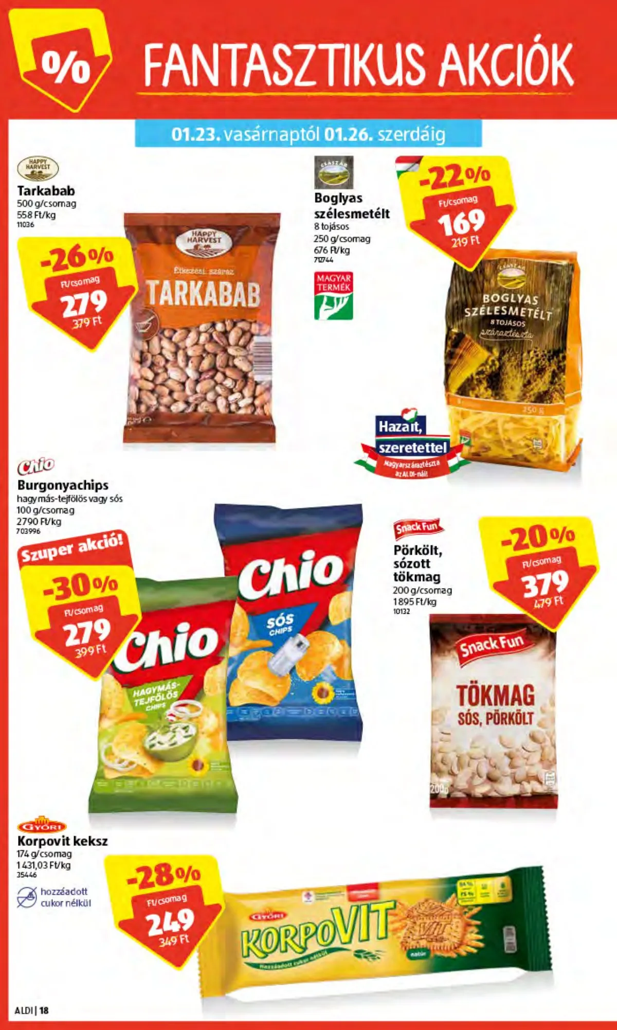 Aldi akciós újság 01.20–01.20 – 18. oldal