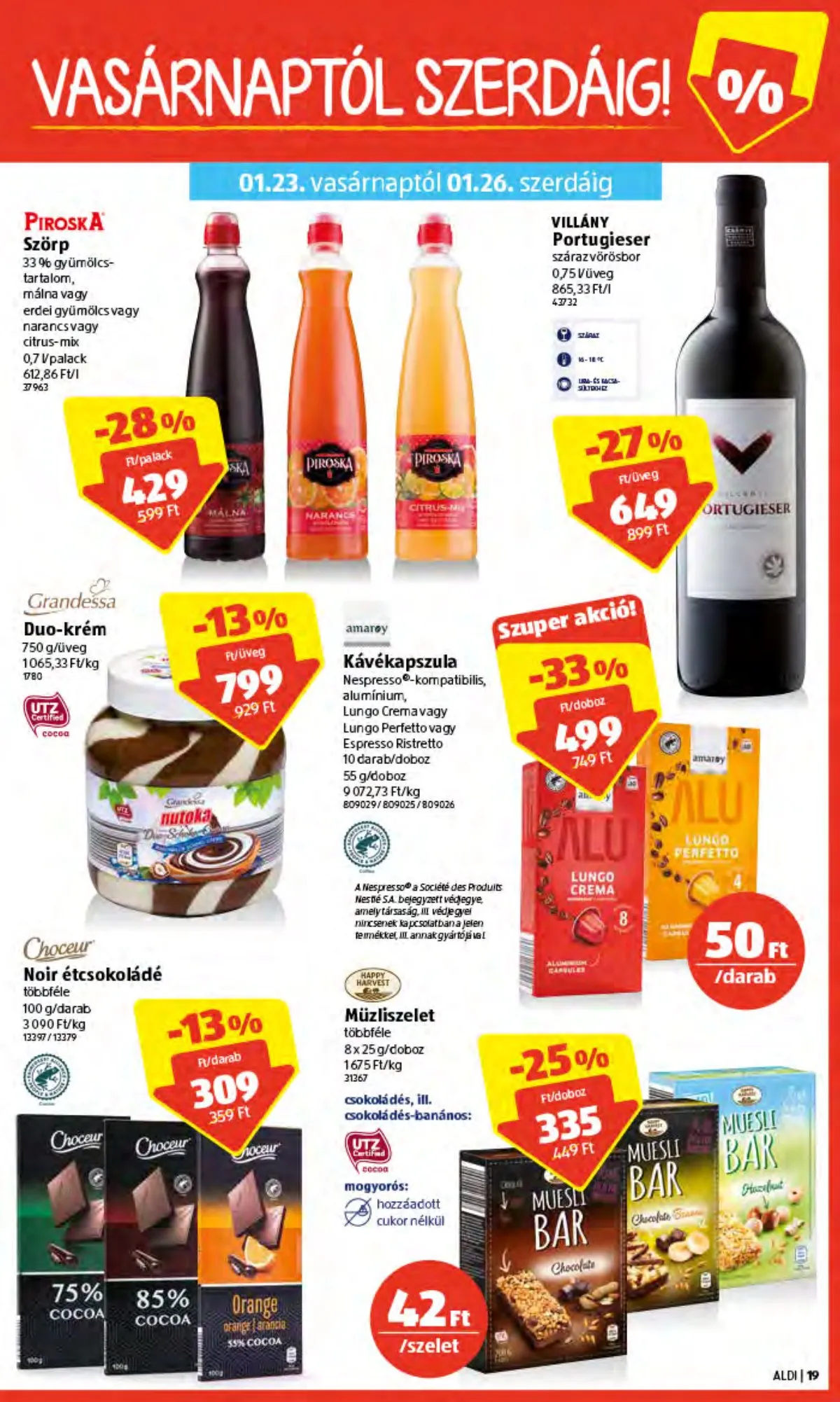 Aldi akciós újság 01.20–01.20 – 19. oldal