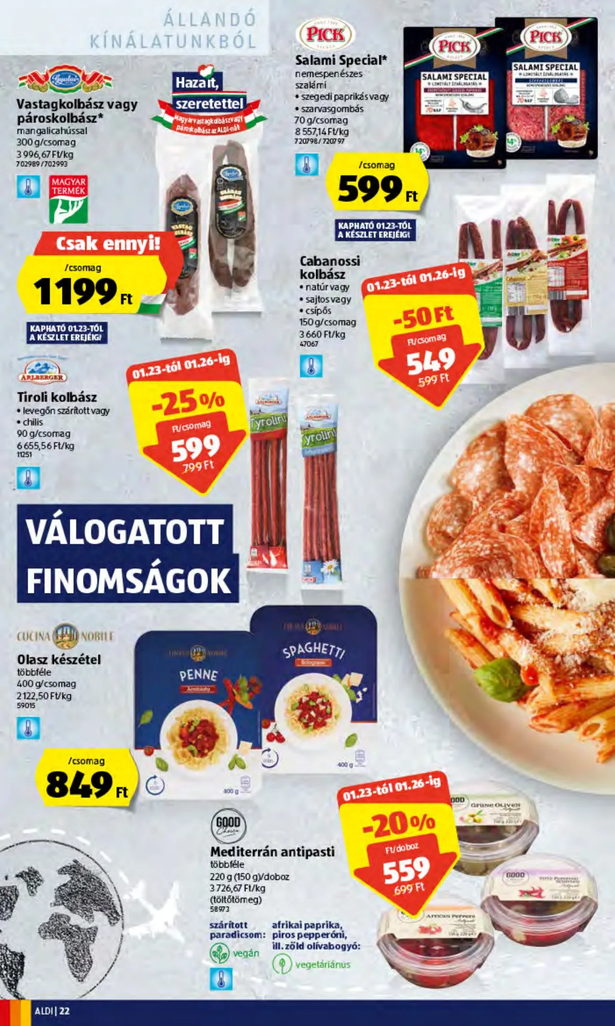 Aldi akciós újság 01.20–01.20 – 22. oldal