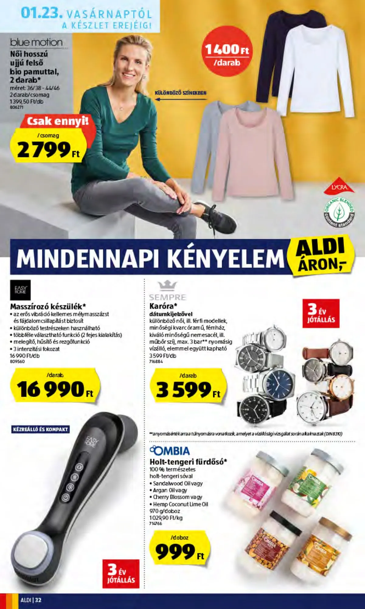 Aldi akciós újság 01.20–01.20 – 32. oldal