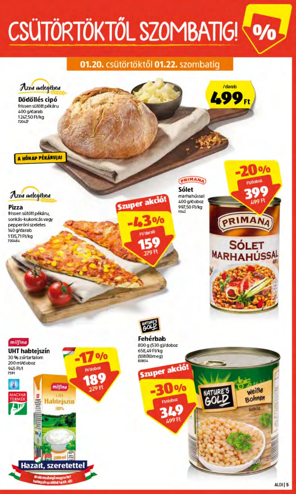 Aldi akciós újság 01.20–01.20 – 5. oldal