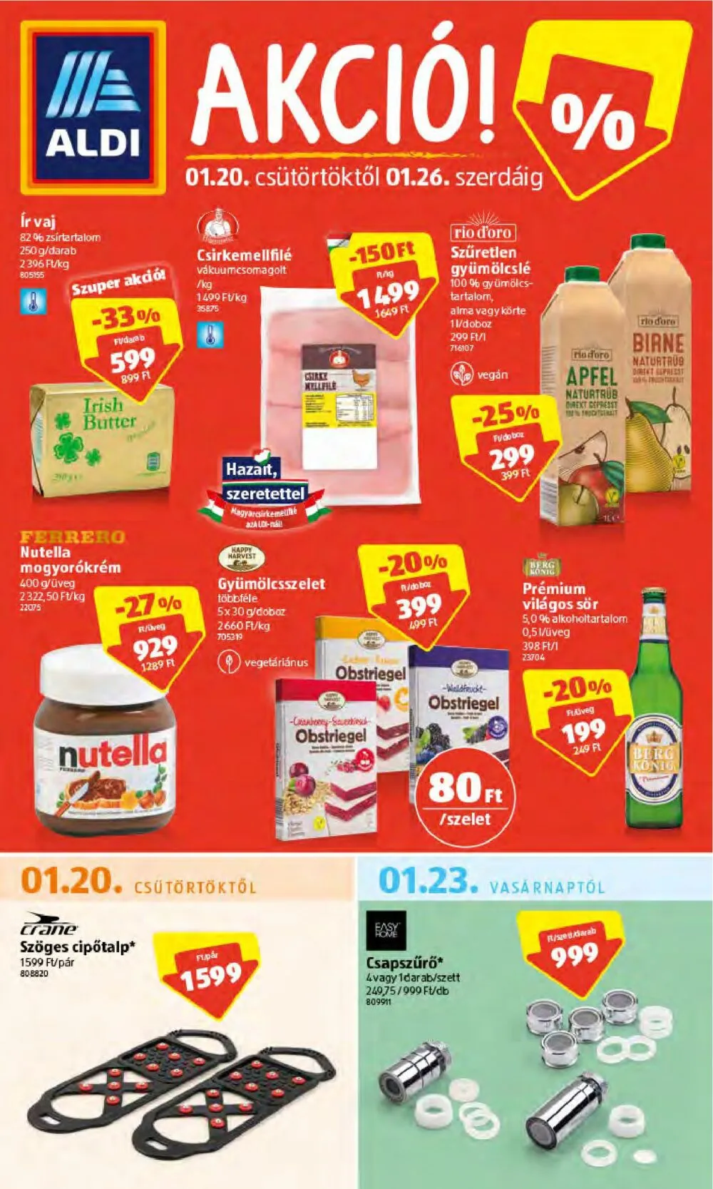 Aldi akciós újság 01.20–01.26