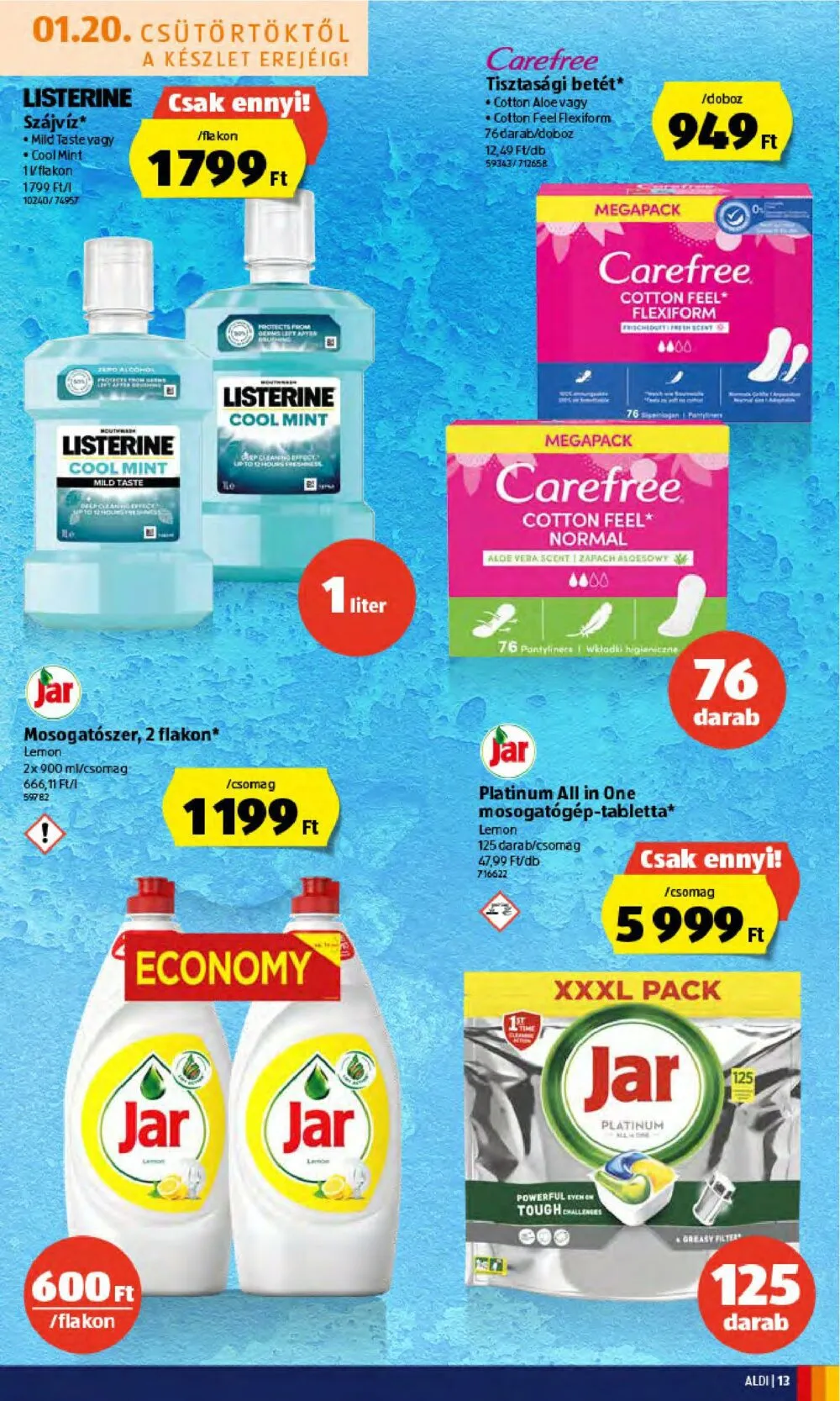 Aldi akciós újság 01.20–01.26 – 13. oldal