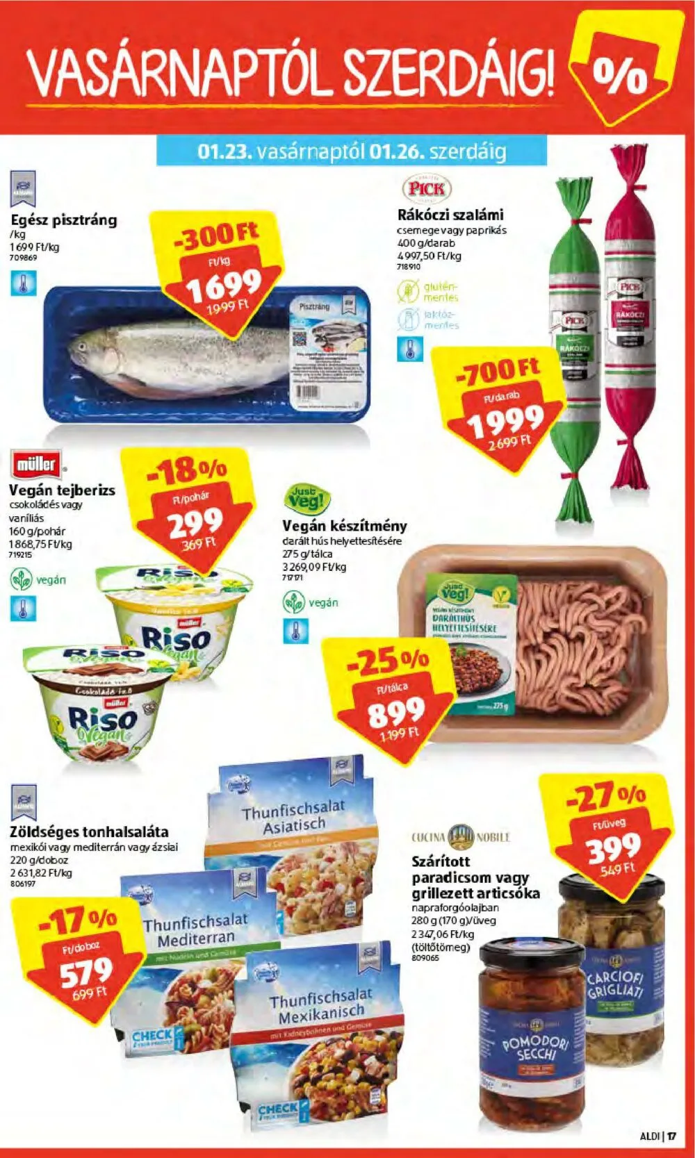Aldi akciós újság 01.20–01.26 – 17. oldal