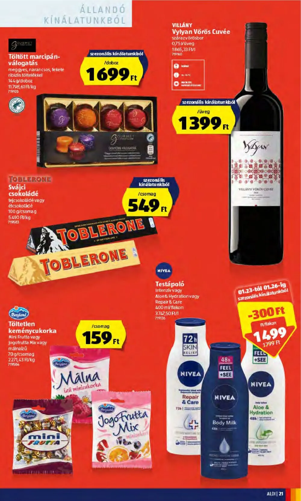 Aldi akciós újság 01.20–01.26 – 21. oldal