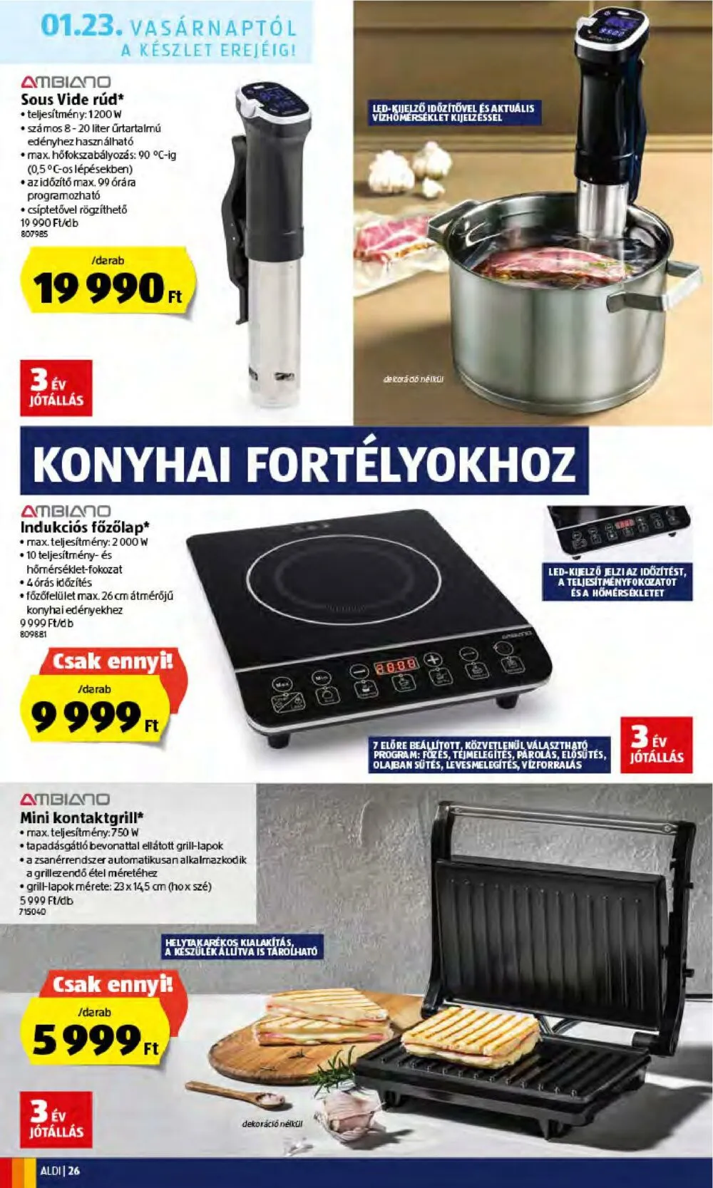 Aldi akciós újság 01.20–01.26 – 26. oldal