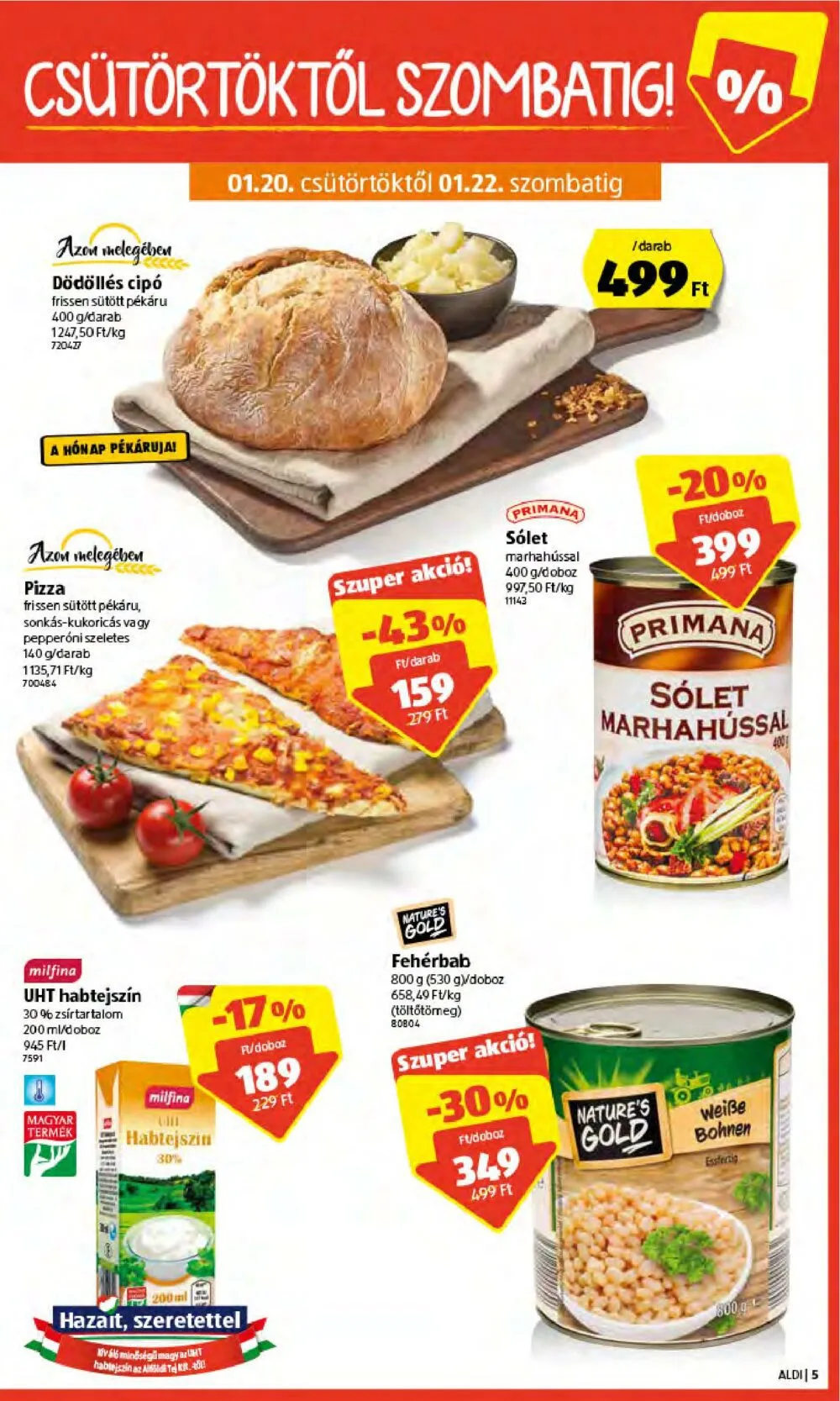 Aldi akciós újság 01.20–01.26 – 5. oldal