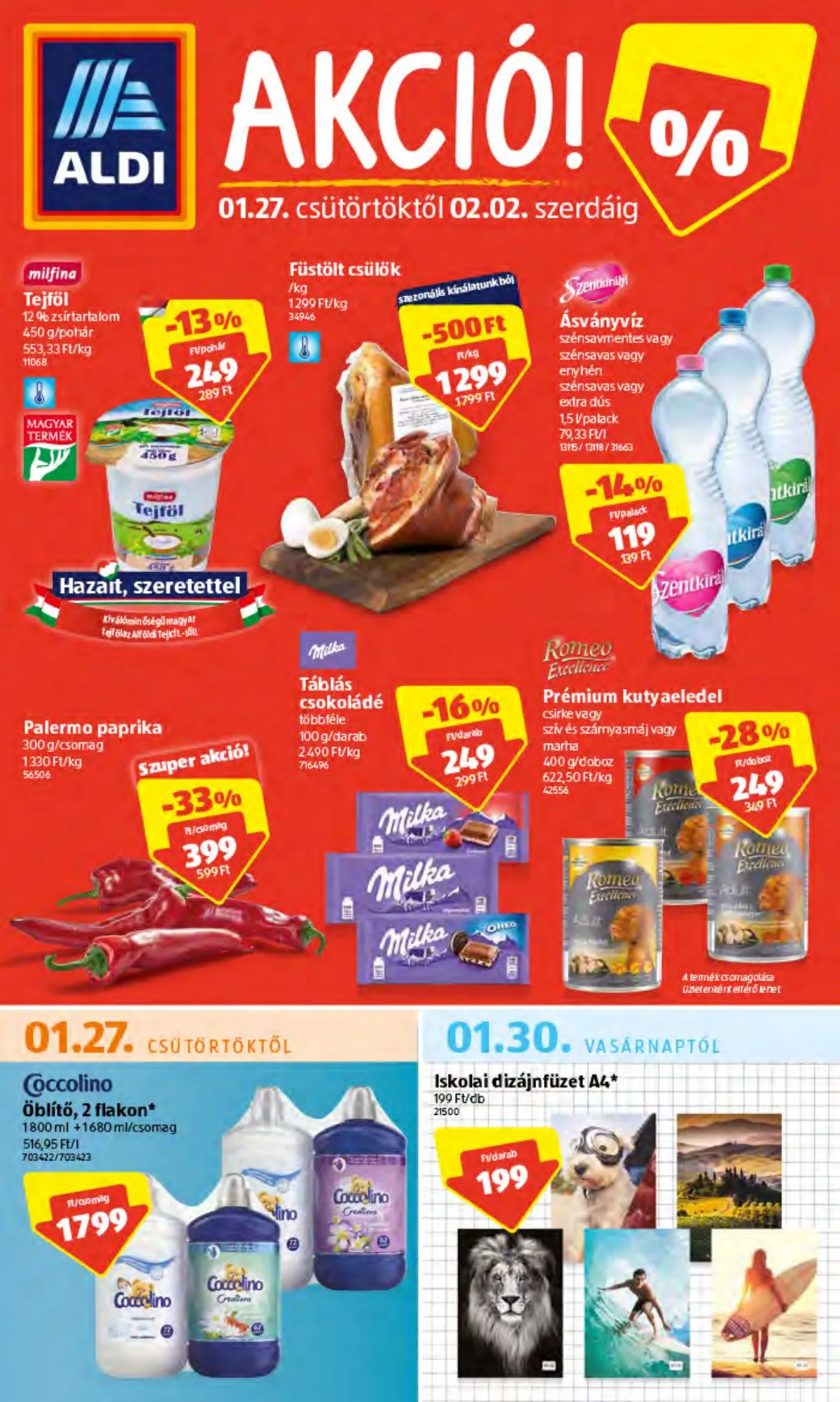 Aldi akciós újság 01.27–02.02