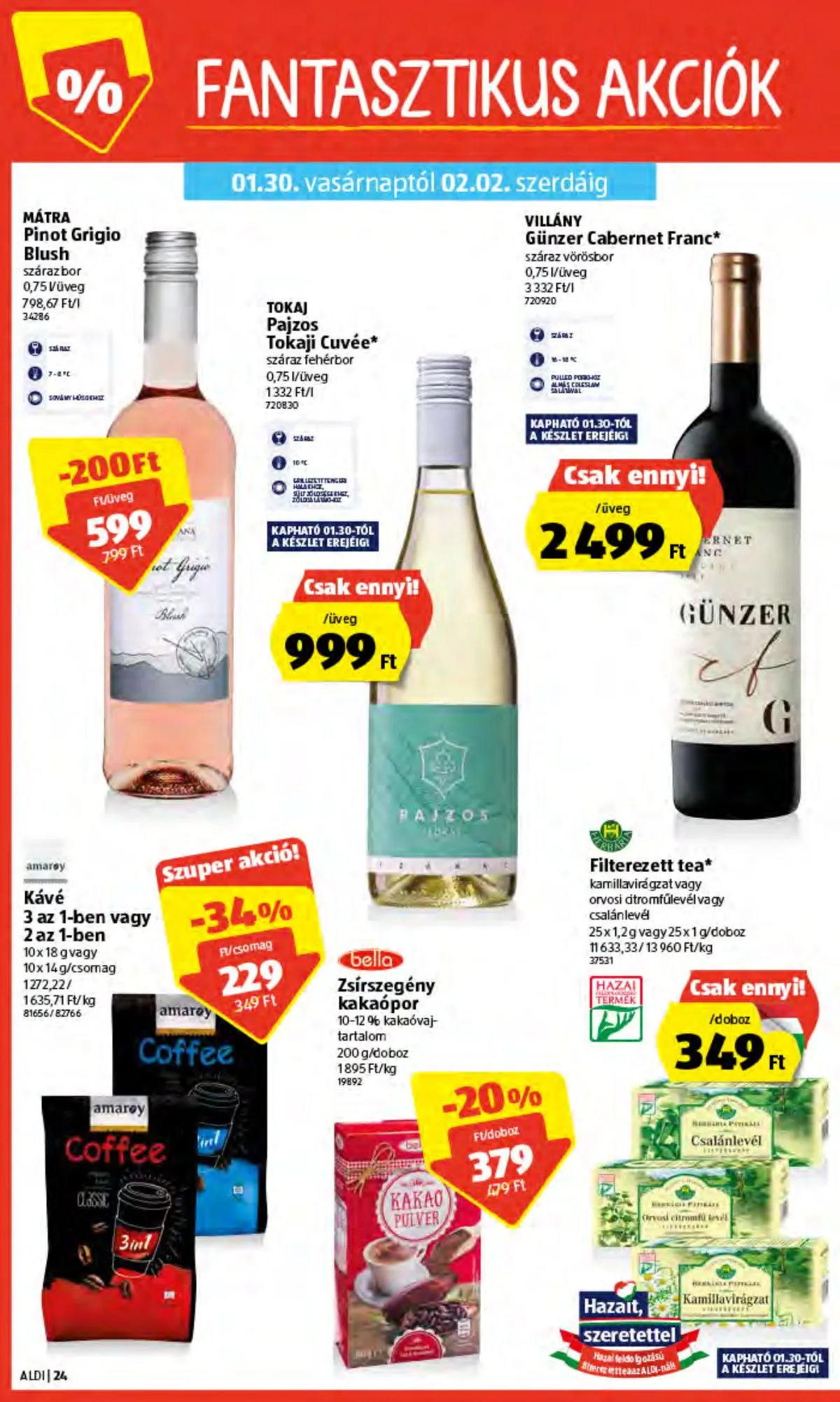Aldi akciós újság 01.27–02.02 – 24. oldal