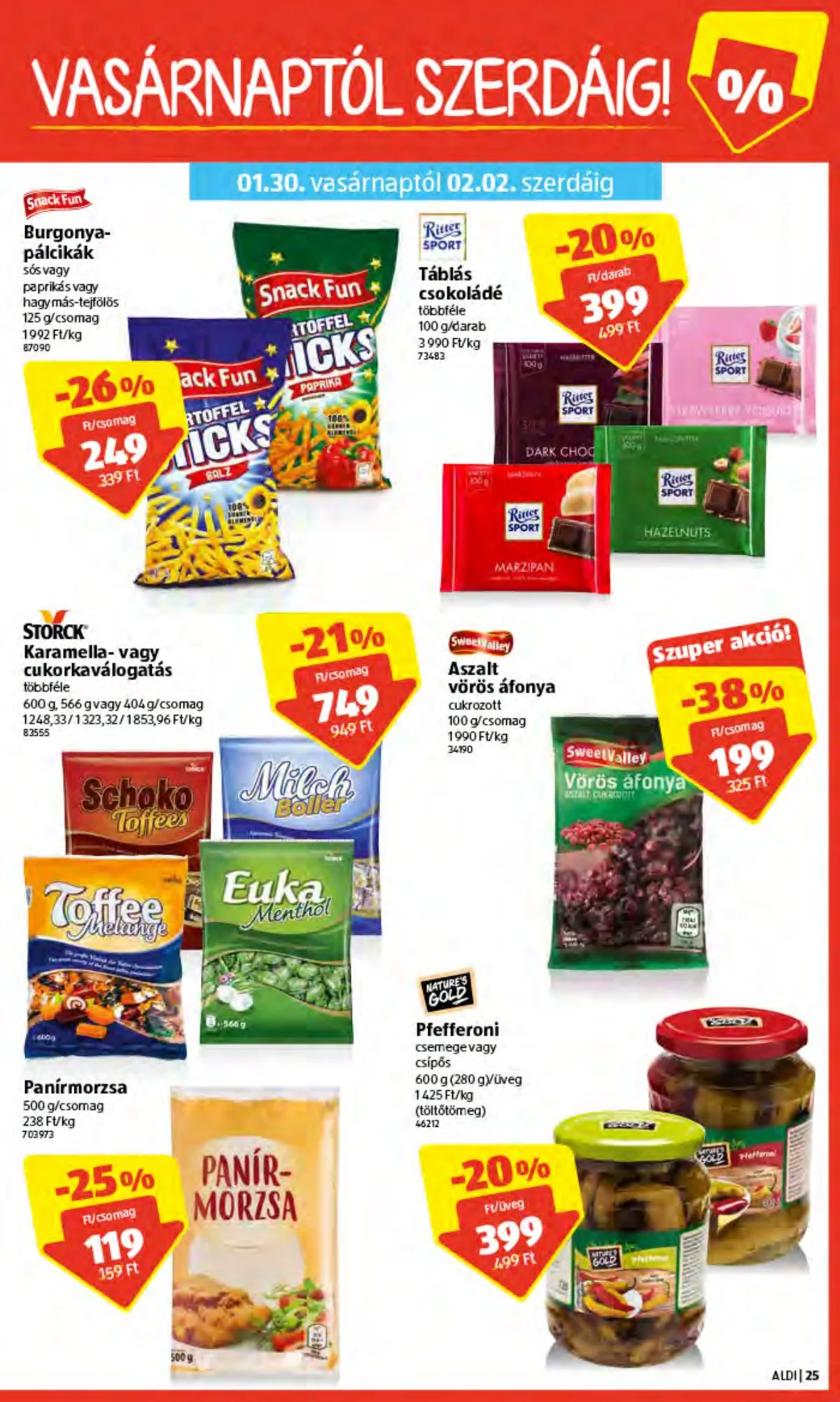 Aldi akciós újság 01.27–02.02 – 25. oldal