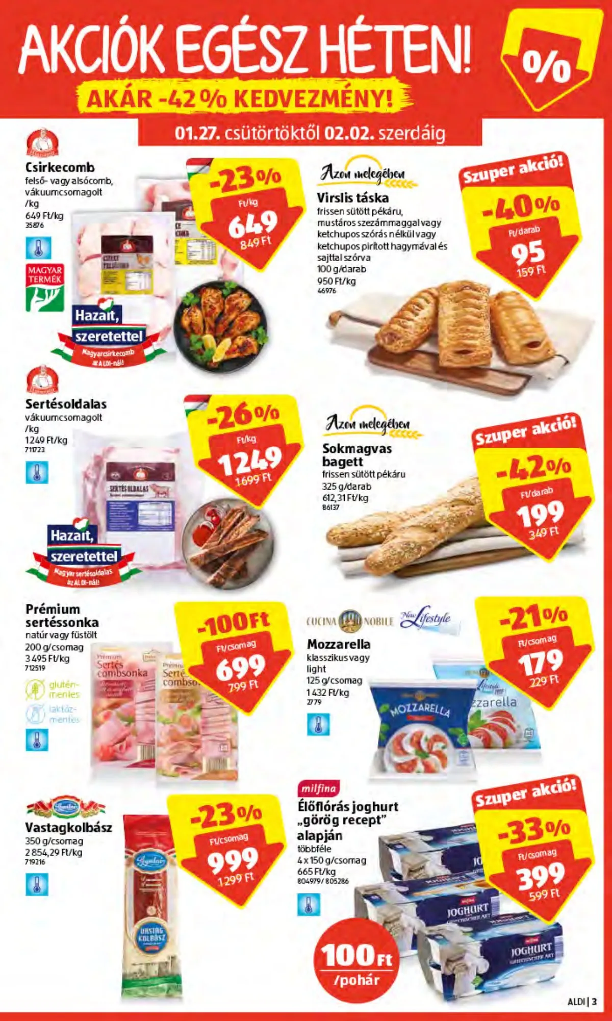 Aldi akciós újság 01.27–02.02 – 3. oldal