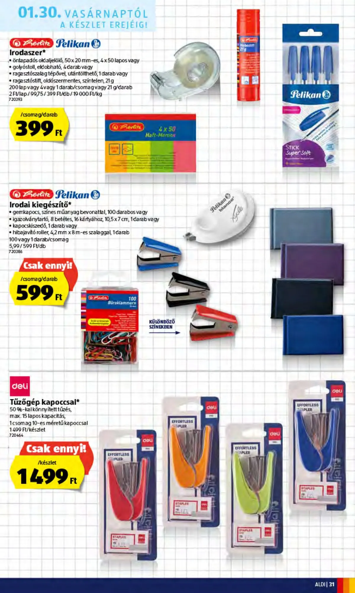 Aldi akciós újság 01.27–02.02 – 31. oldal