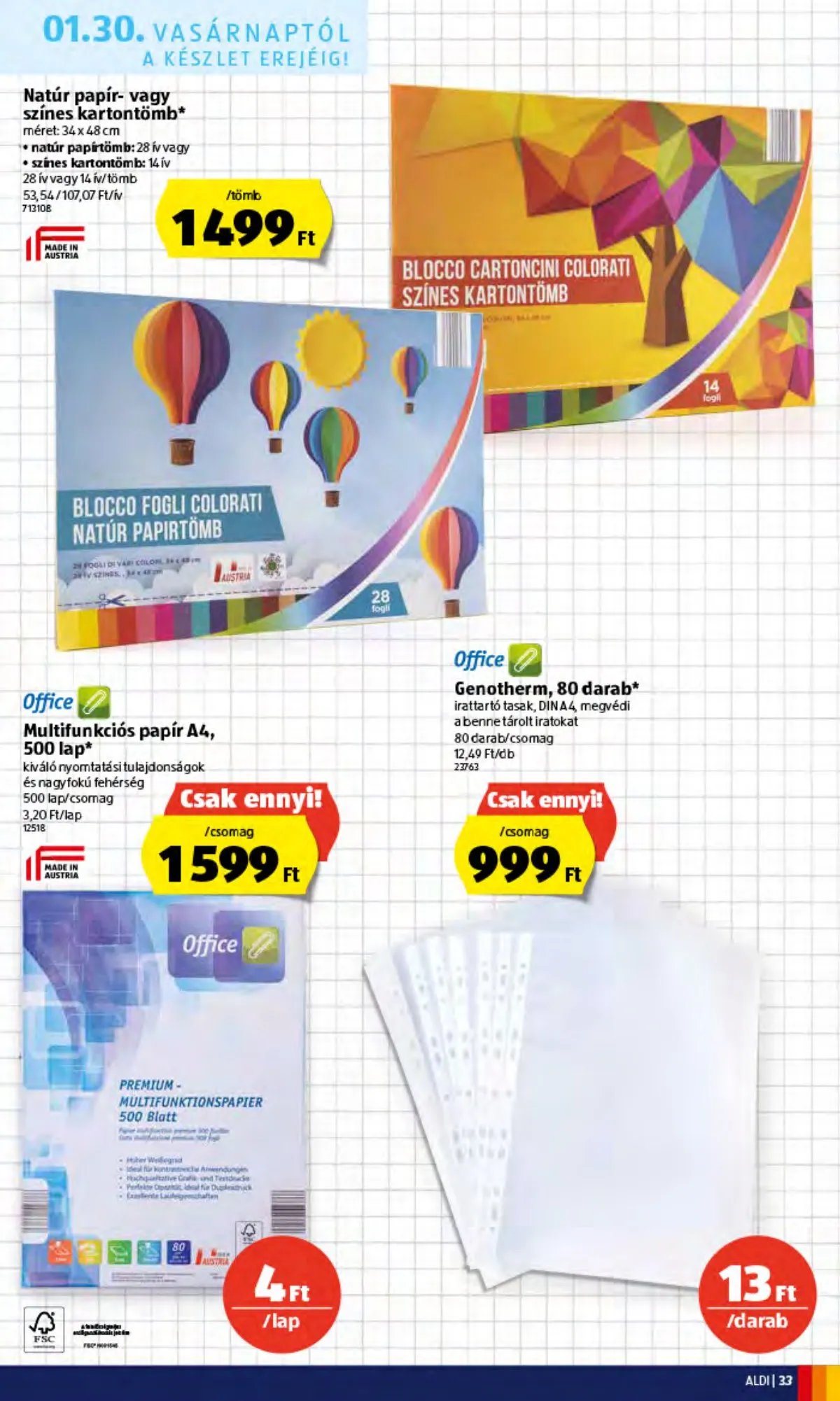 Aldi akciós újság 01.27–02.02 – 33. oldal