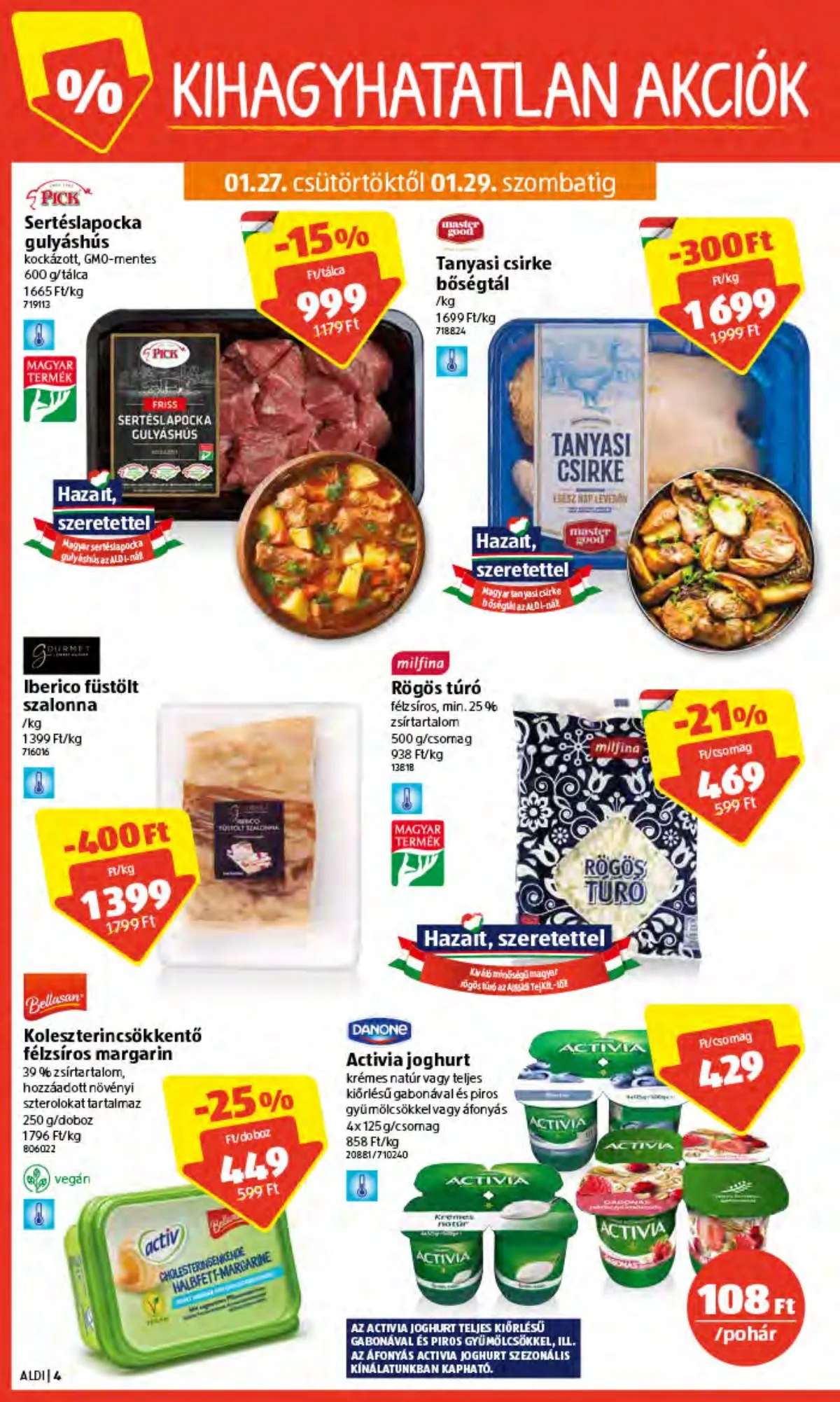 Aldi akciós újság 01.27–02.02 – 4. oldal