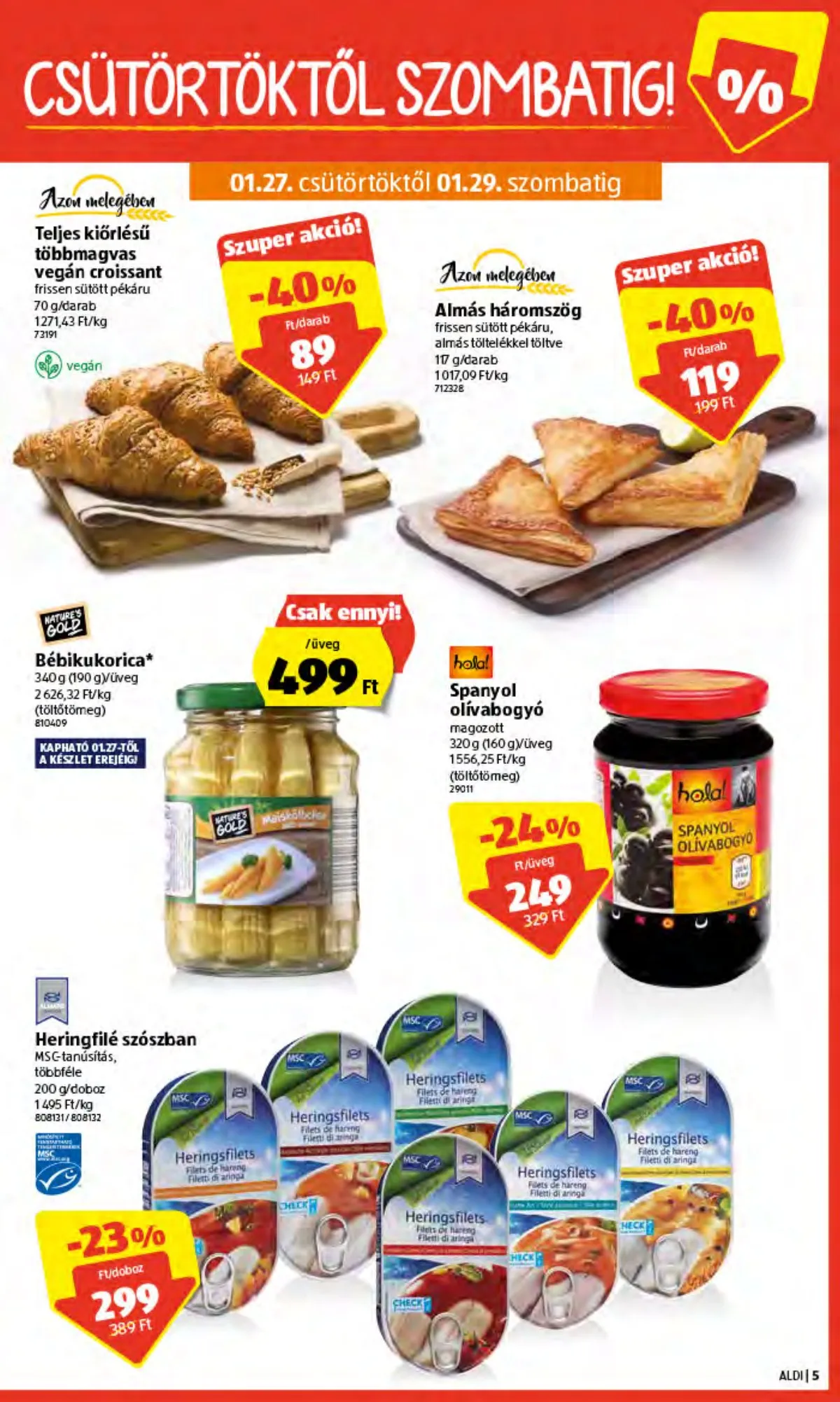 Aldi akciós újság 01.27–02.02 – 5. oldal
