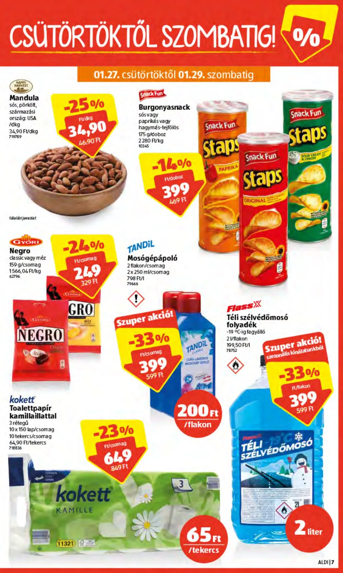 Aldi akciós újság 01.27–02.02 – 7. oldal