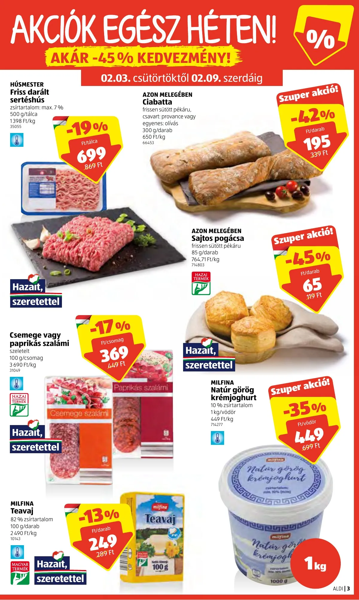 Aldi akciós újság 02.03–02.09 – 3. oldal