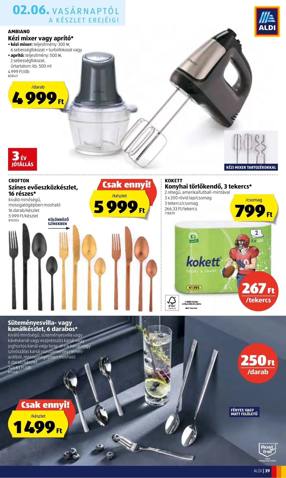 Aldi akciós újság 02.03–02.09 – 39. oldal