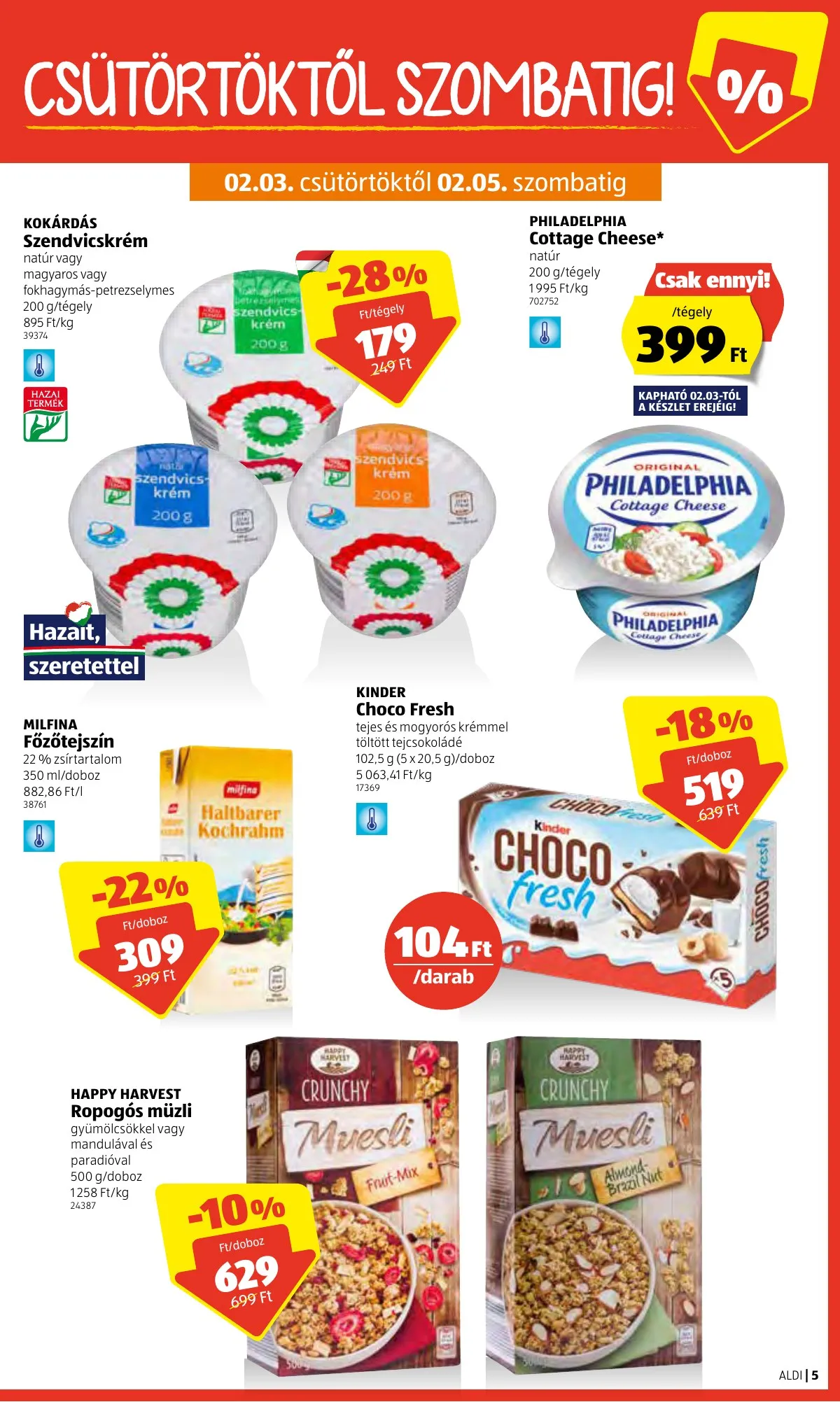 Aldi akciós újság 02.03–02.09 – 5. oldal