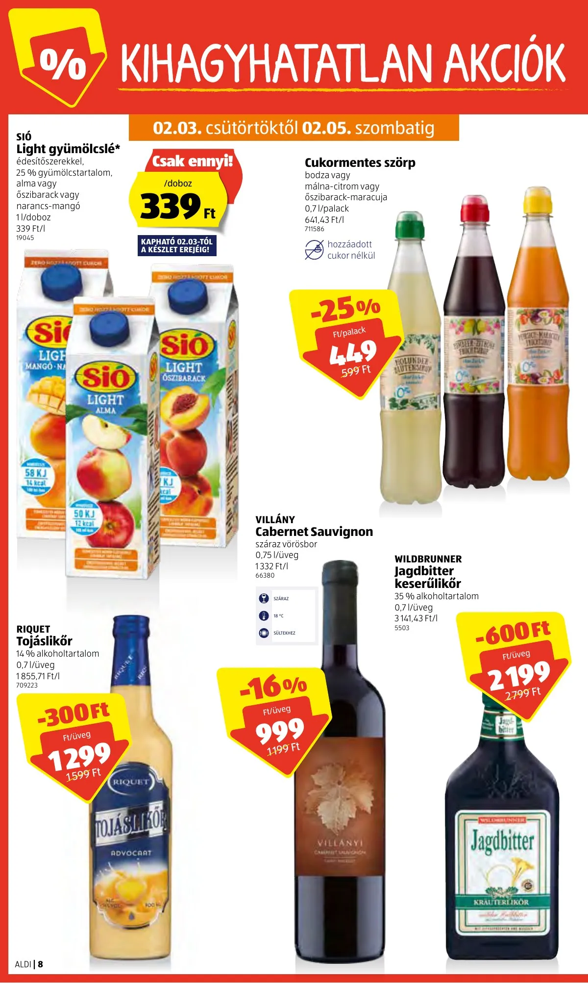 Aldi akciós újság 02.03–02.09 – 8. oldal
