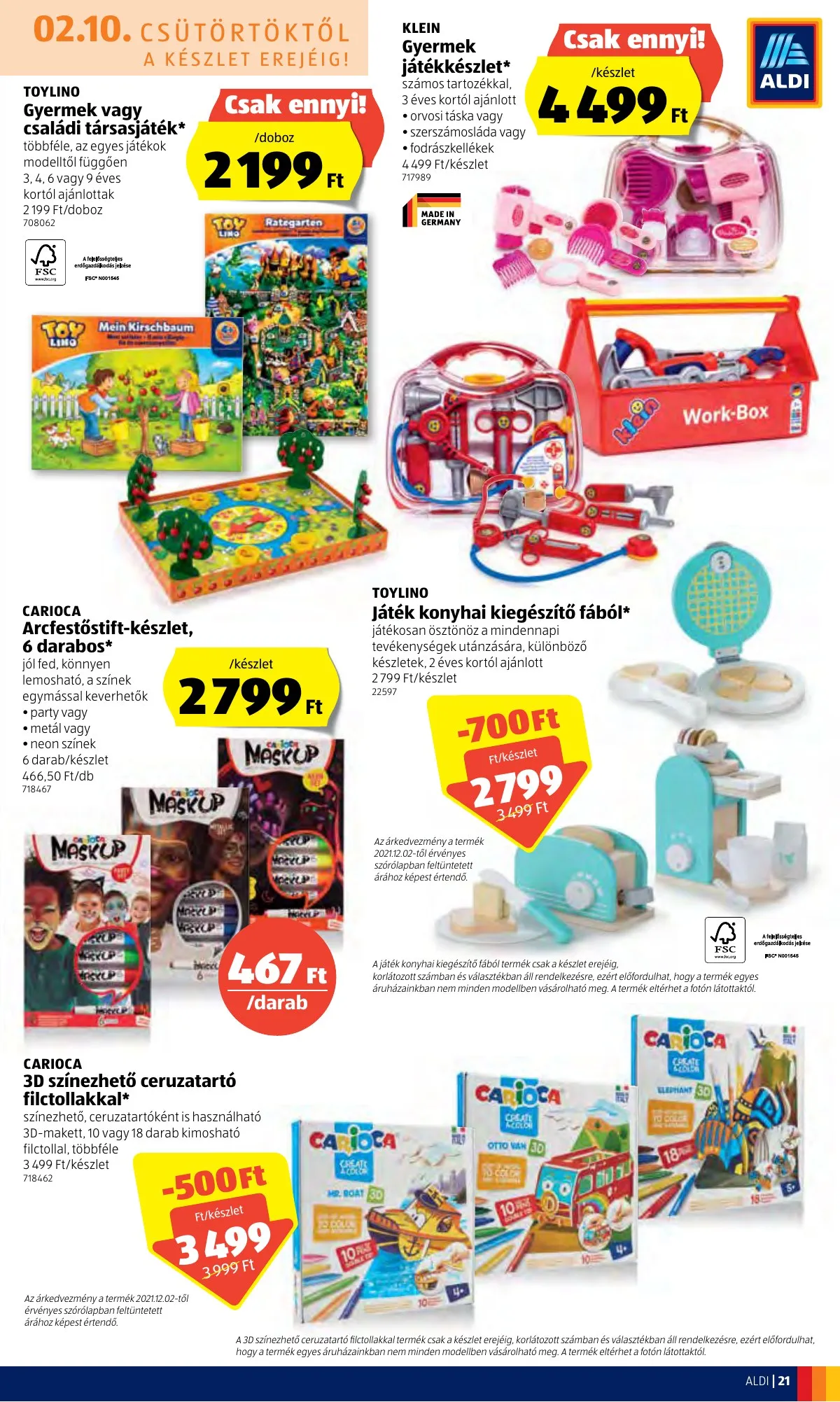 Aldi akciós újság 02.10–02.16 – 21. oldal