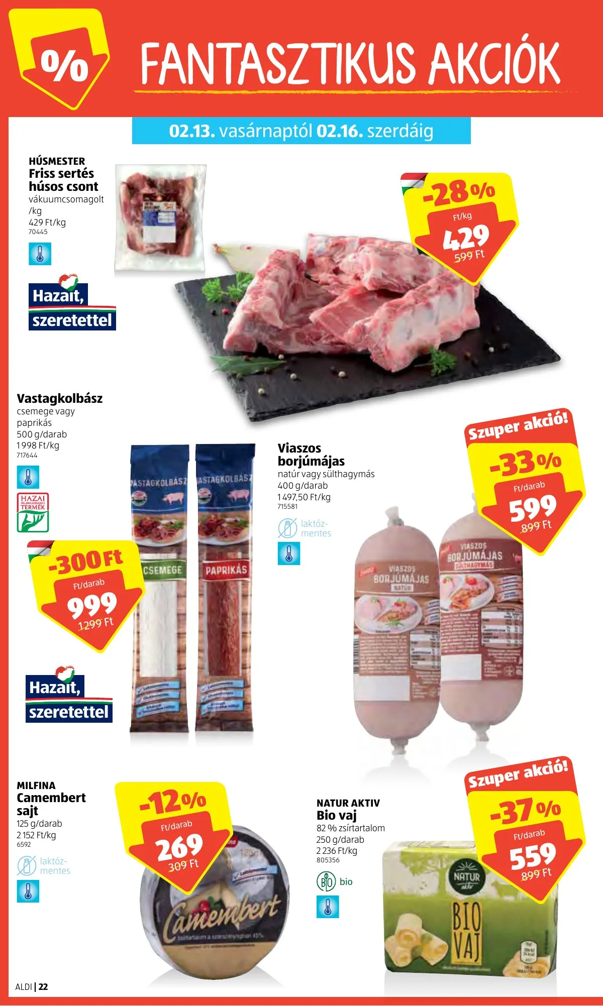 Aldi akciós újság 02.10–02.16 – 22. oldal
