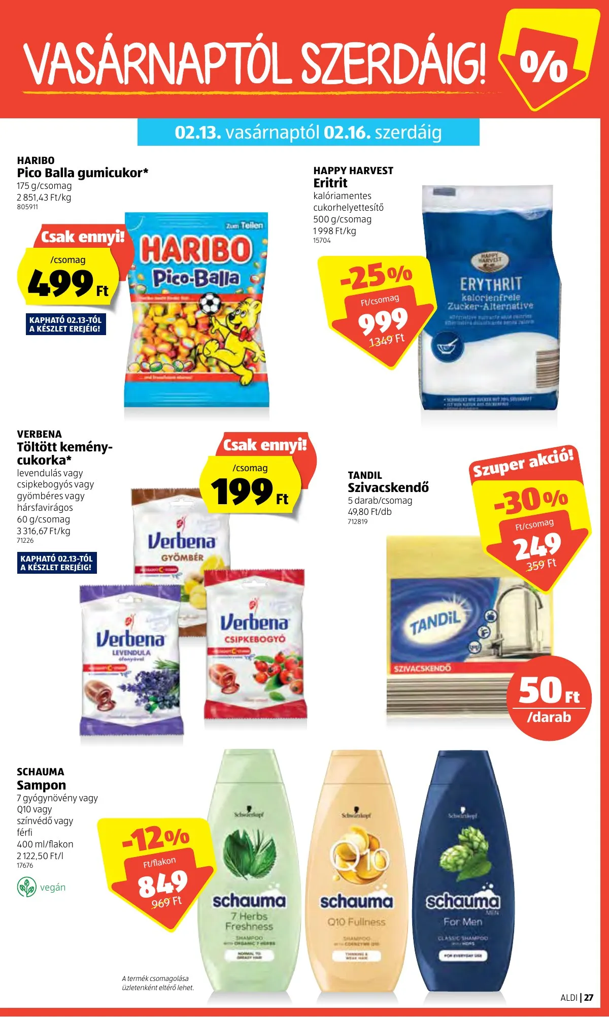 Aldi akciós újság 02.10–02.16 – 27. oldal