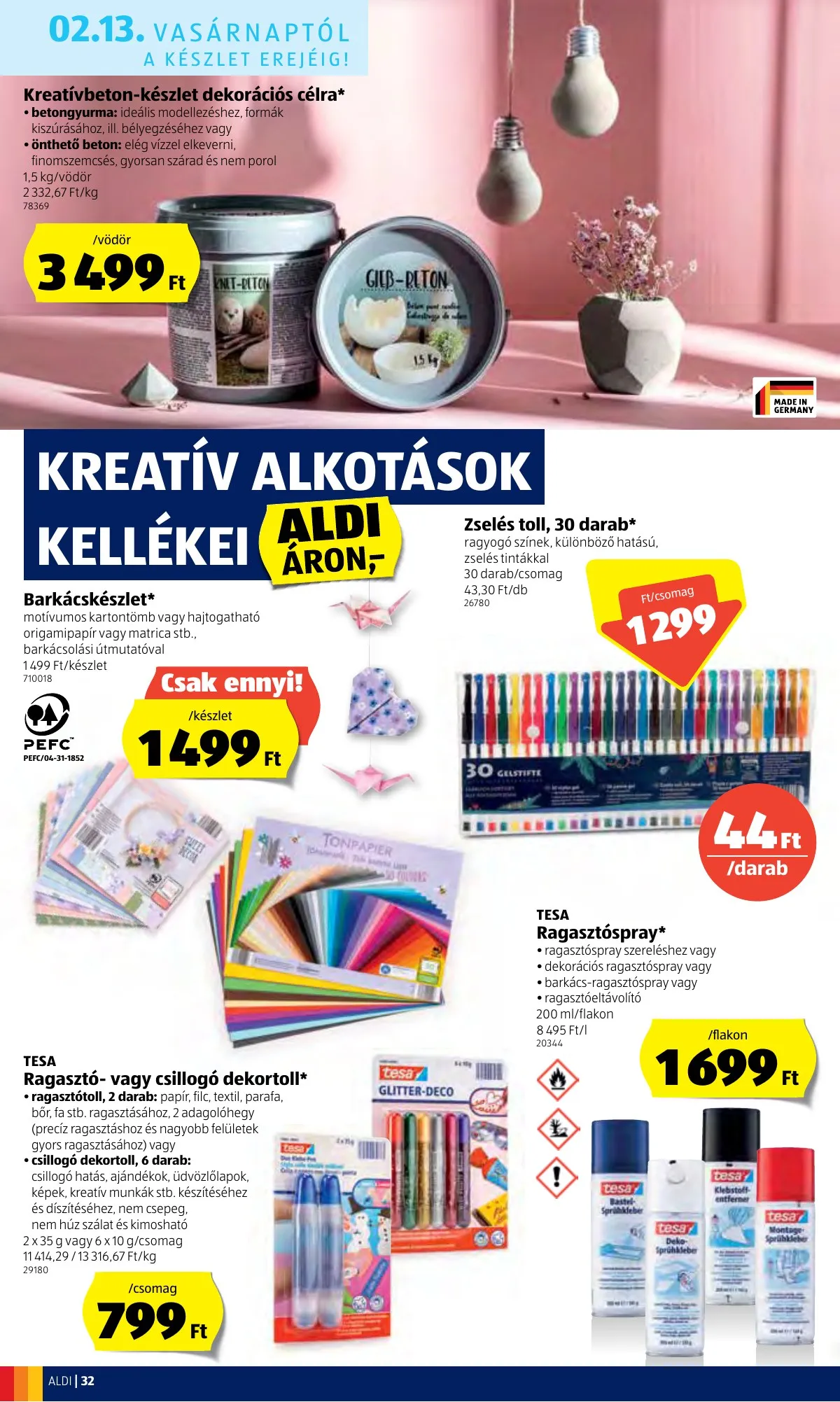 Aldi akciós újság 02.10–02.16 – 32. oldal